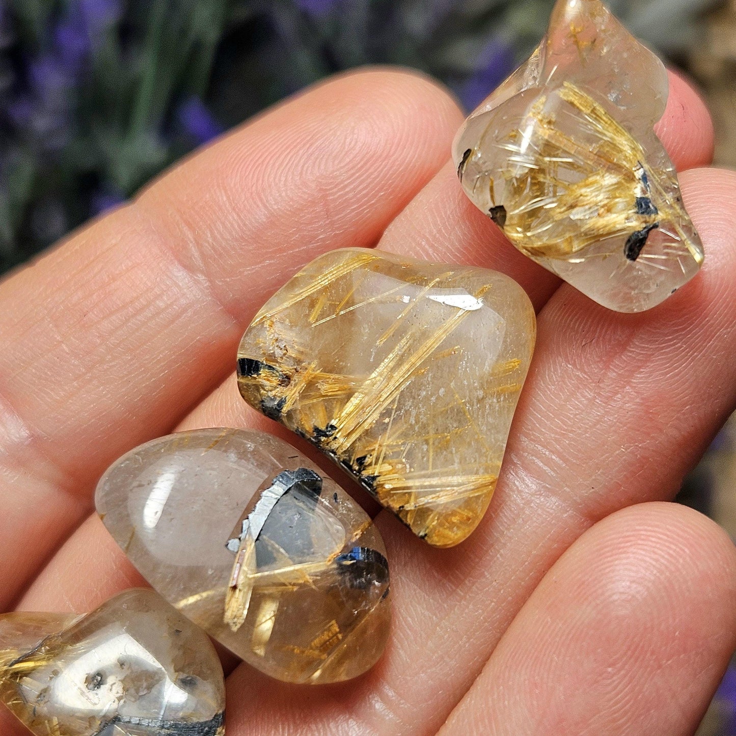 Hematite Rutile in Quartz