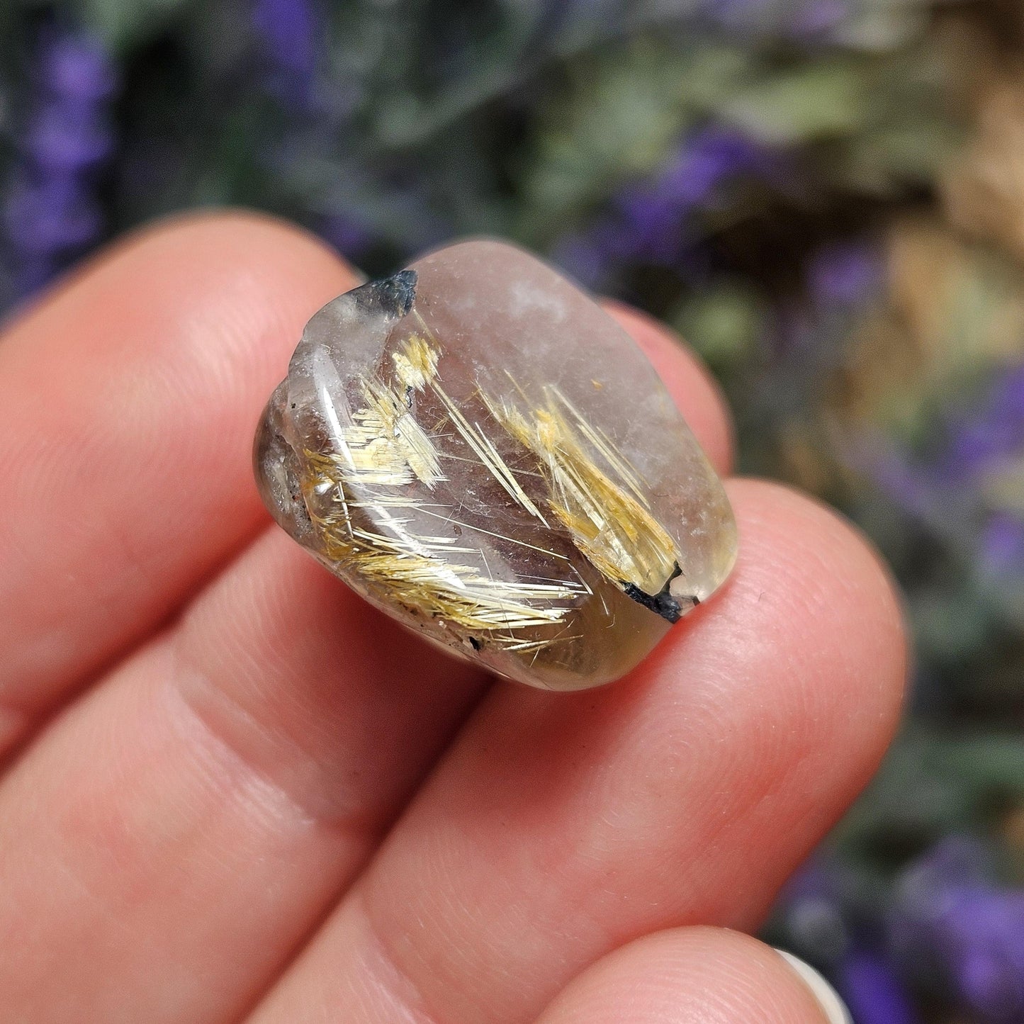 Hematite Rutile in Quartz