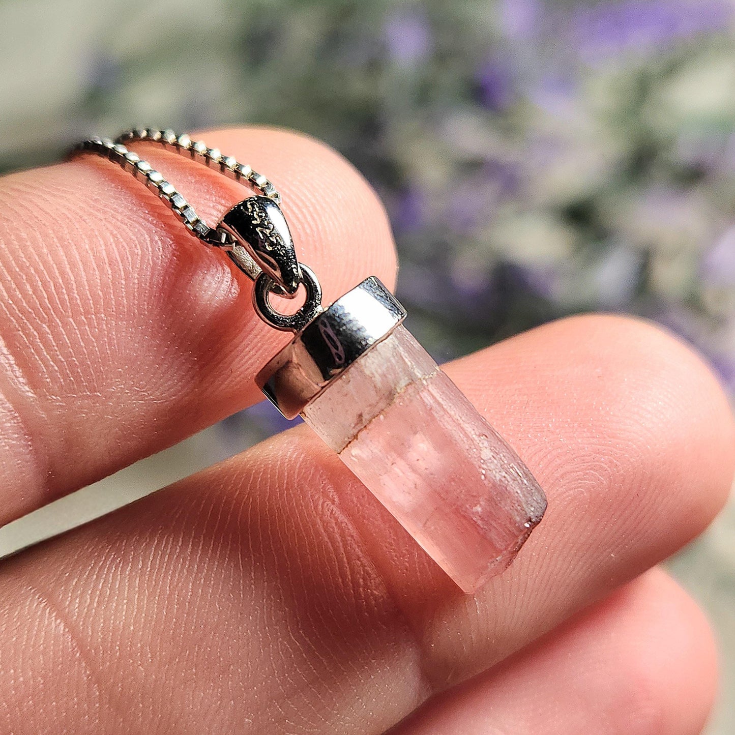 Pink Tourmaline Pendant
