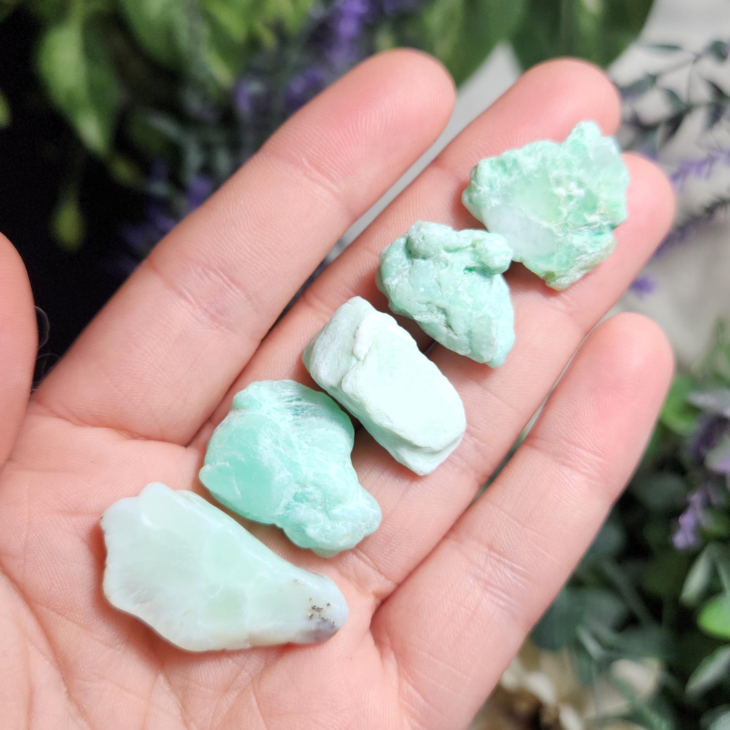 Raw Green Chrysoprase Crystal