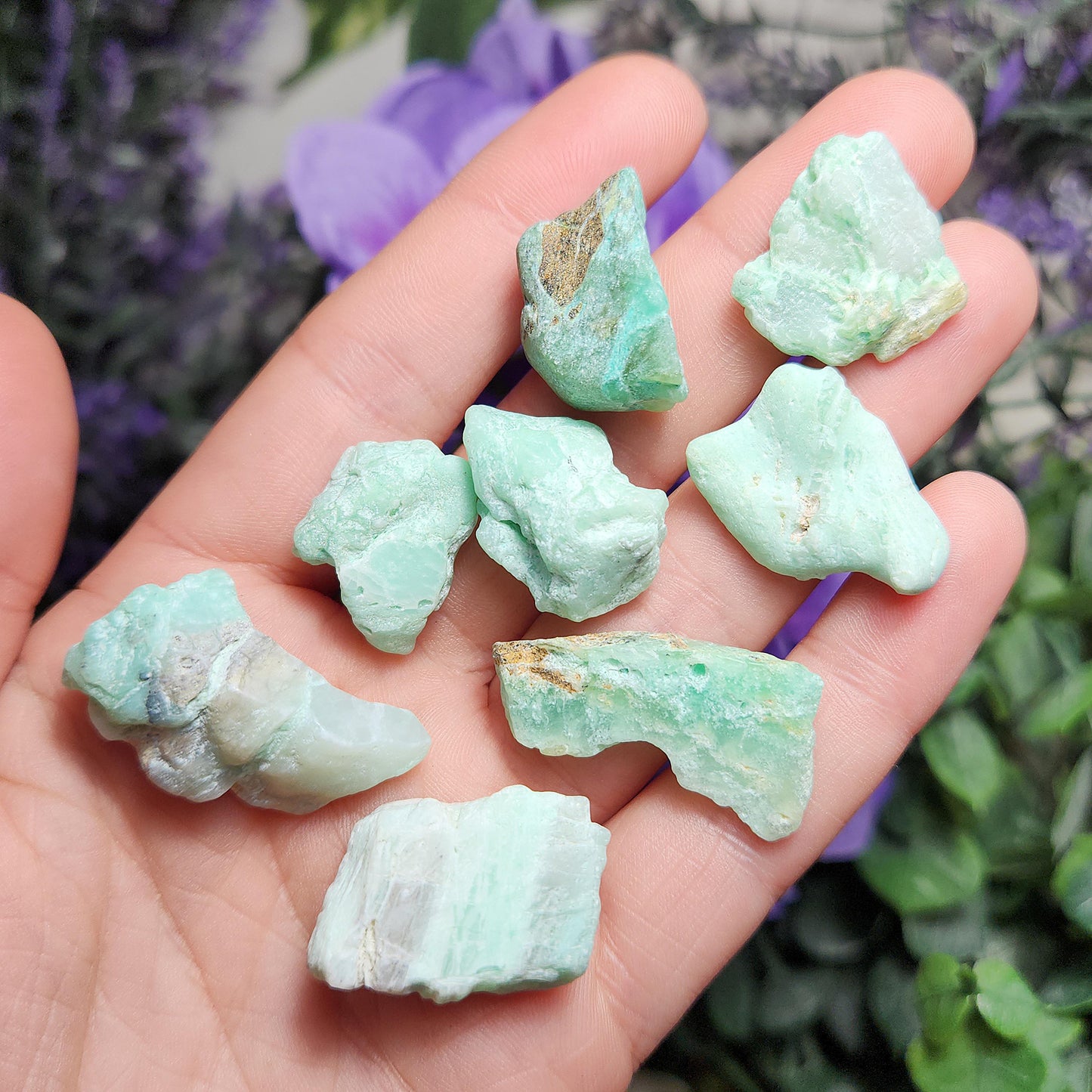 Raw Green Chrysoprase Crystal