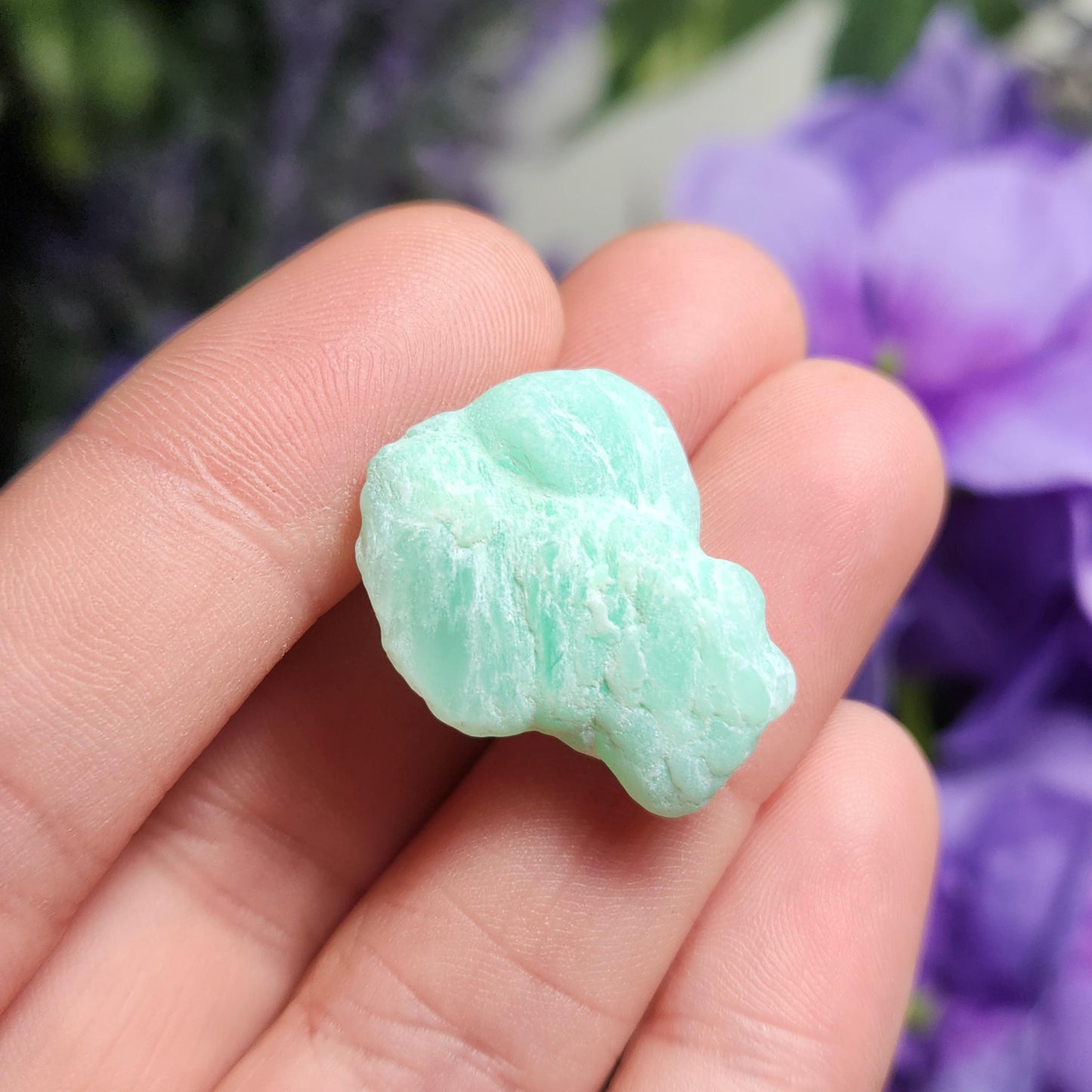 Raw Green Chrysoprase Crystal