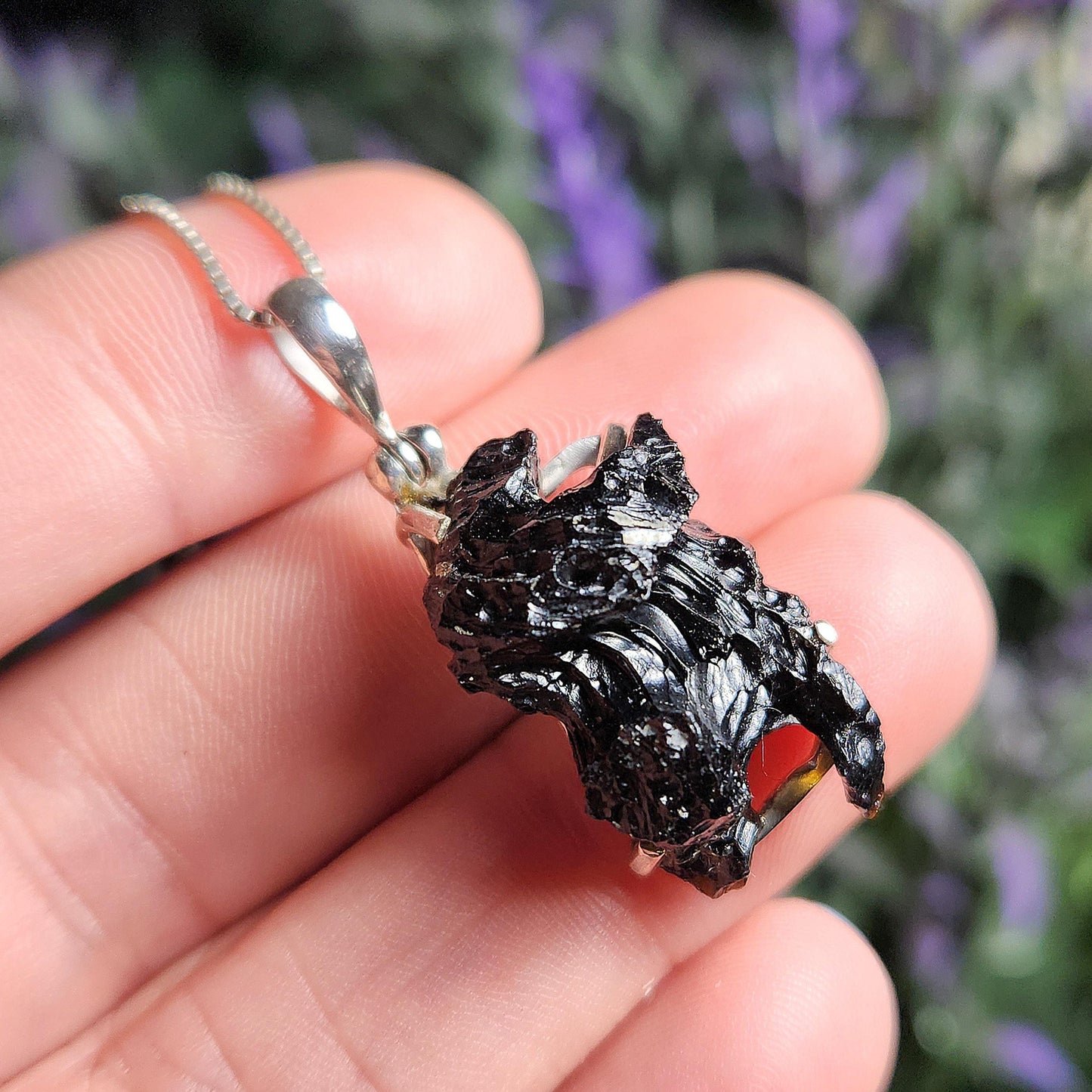 Tektite Specimen Pendant