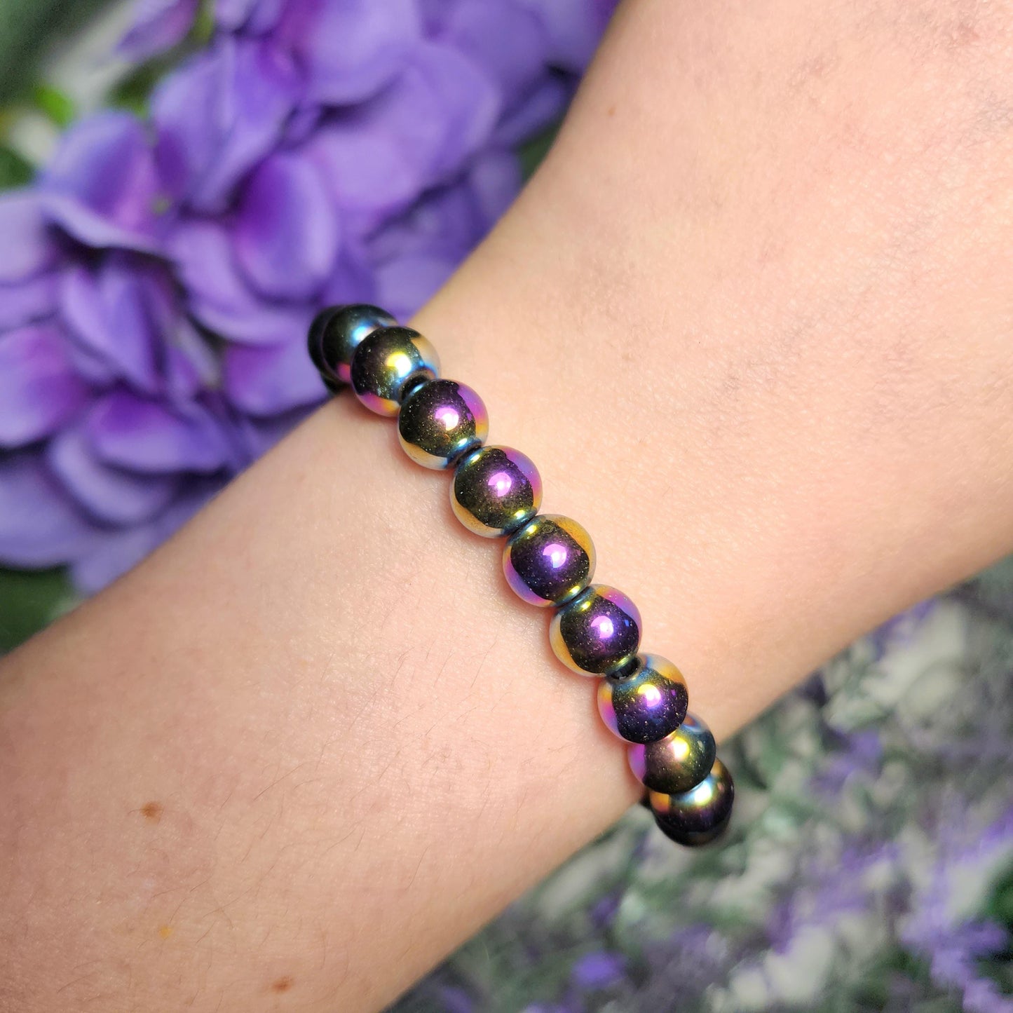 Rainbow Hematite Bracelet