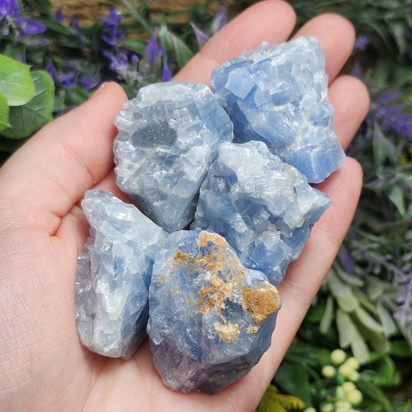 Blue Calcite Crystal