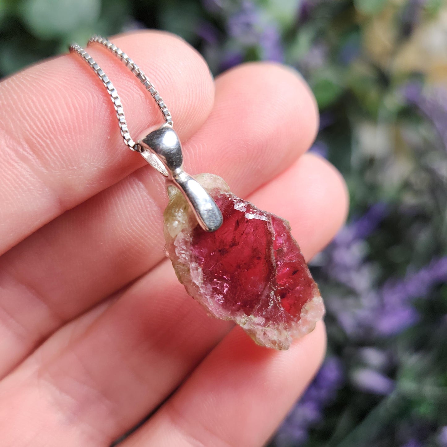 Watermelon Tourmaline Pendant