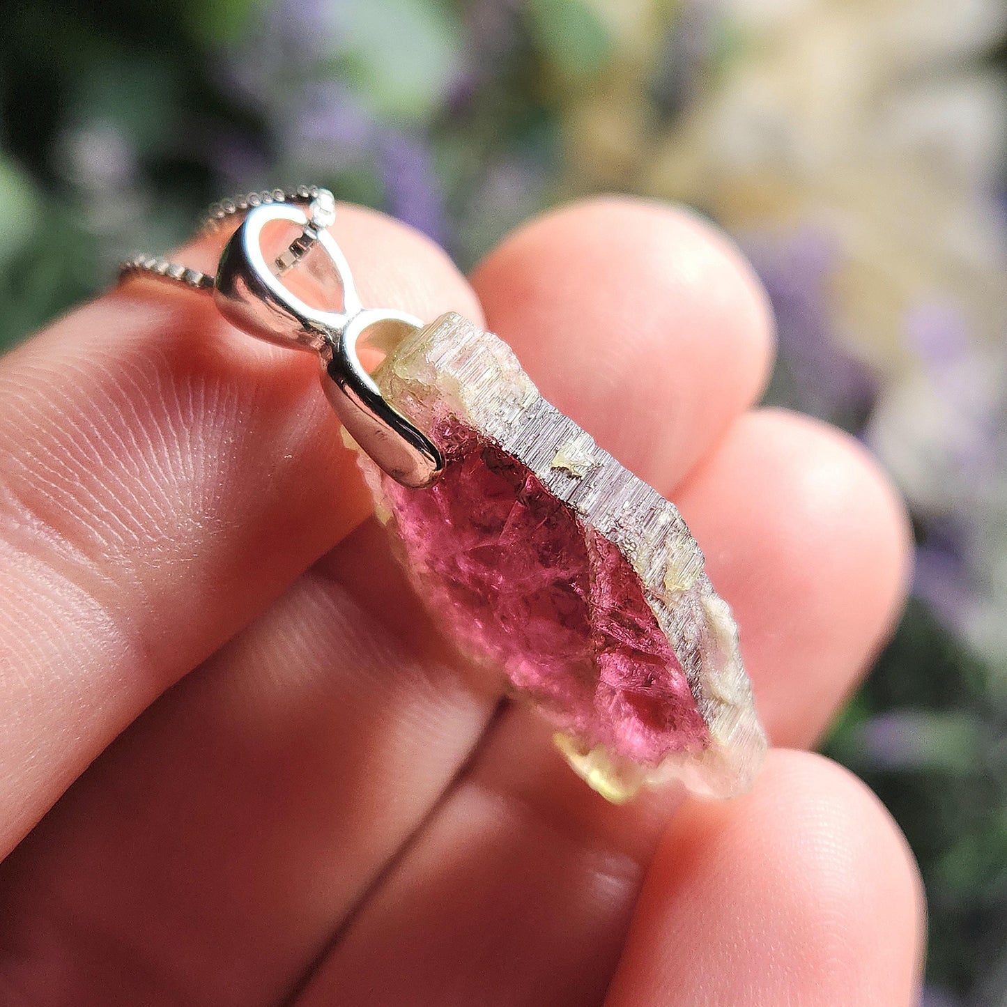 Watermelon Tourmaline Pendant
