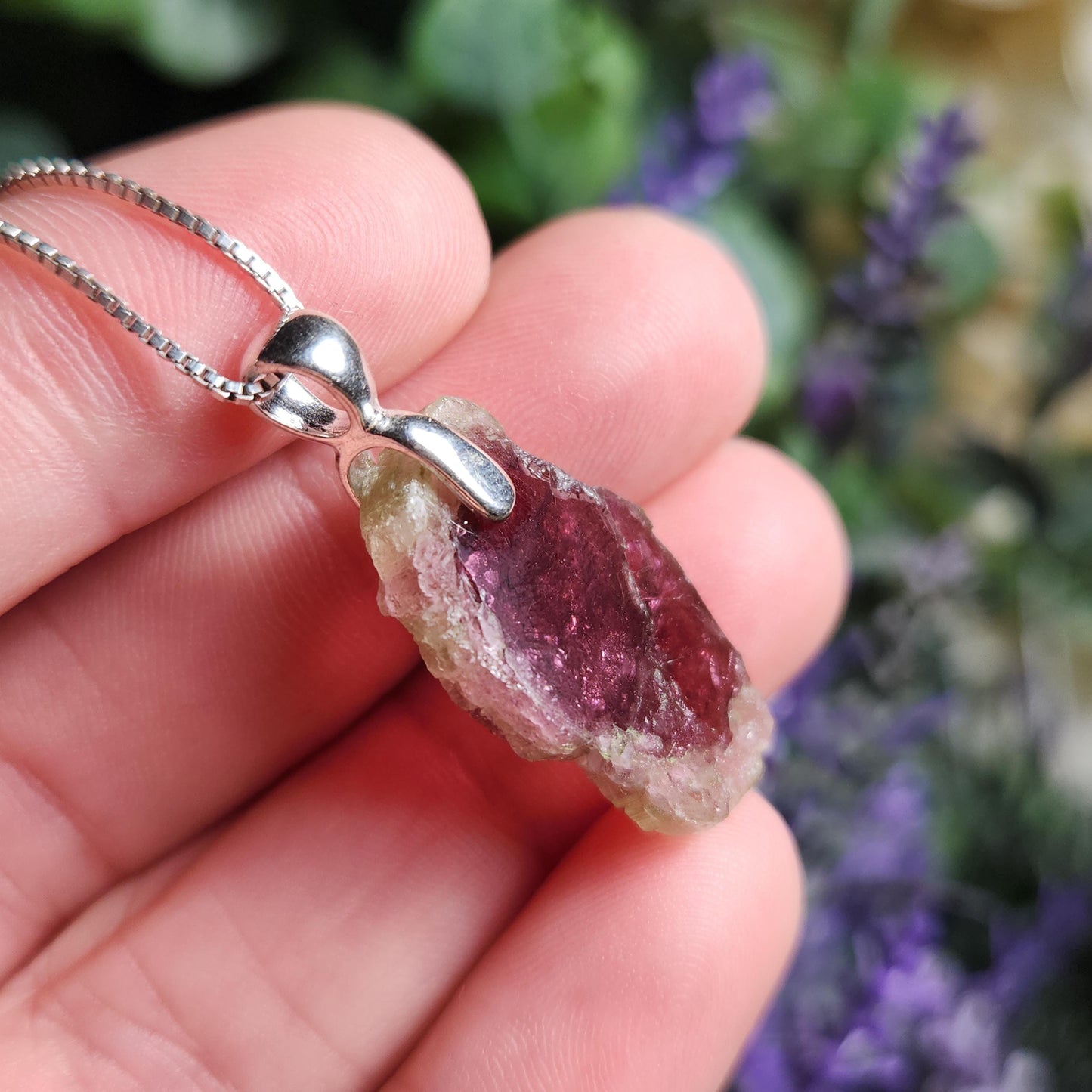 Watermelon Tourmaline Pendant