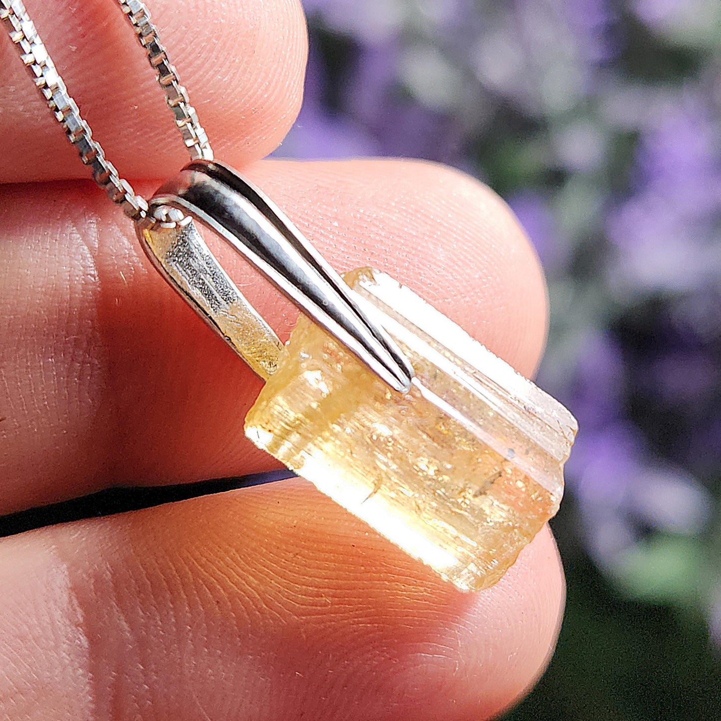 Golden Topaz Pendant