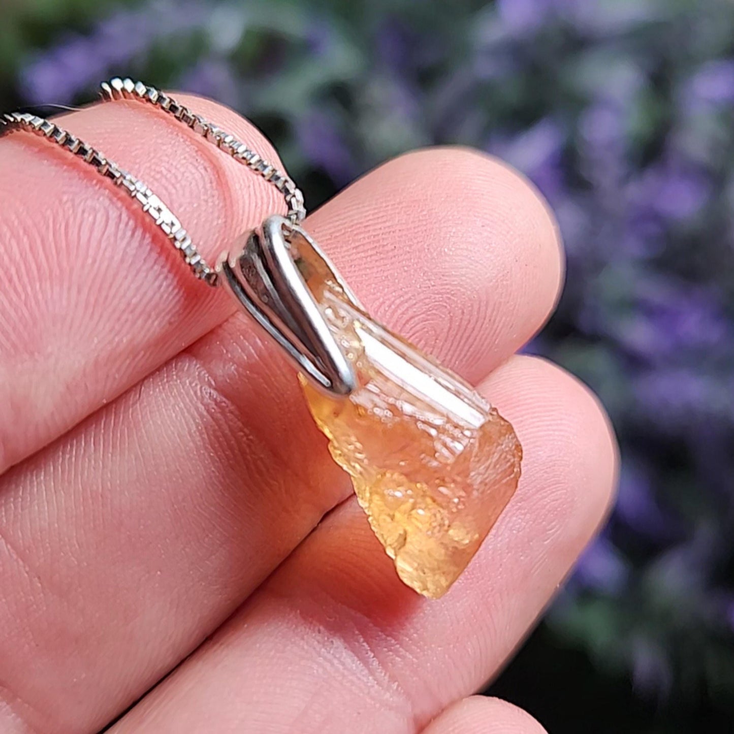 Golden Topaz Pendant