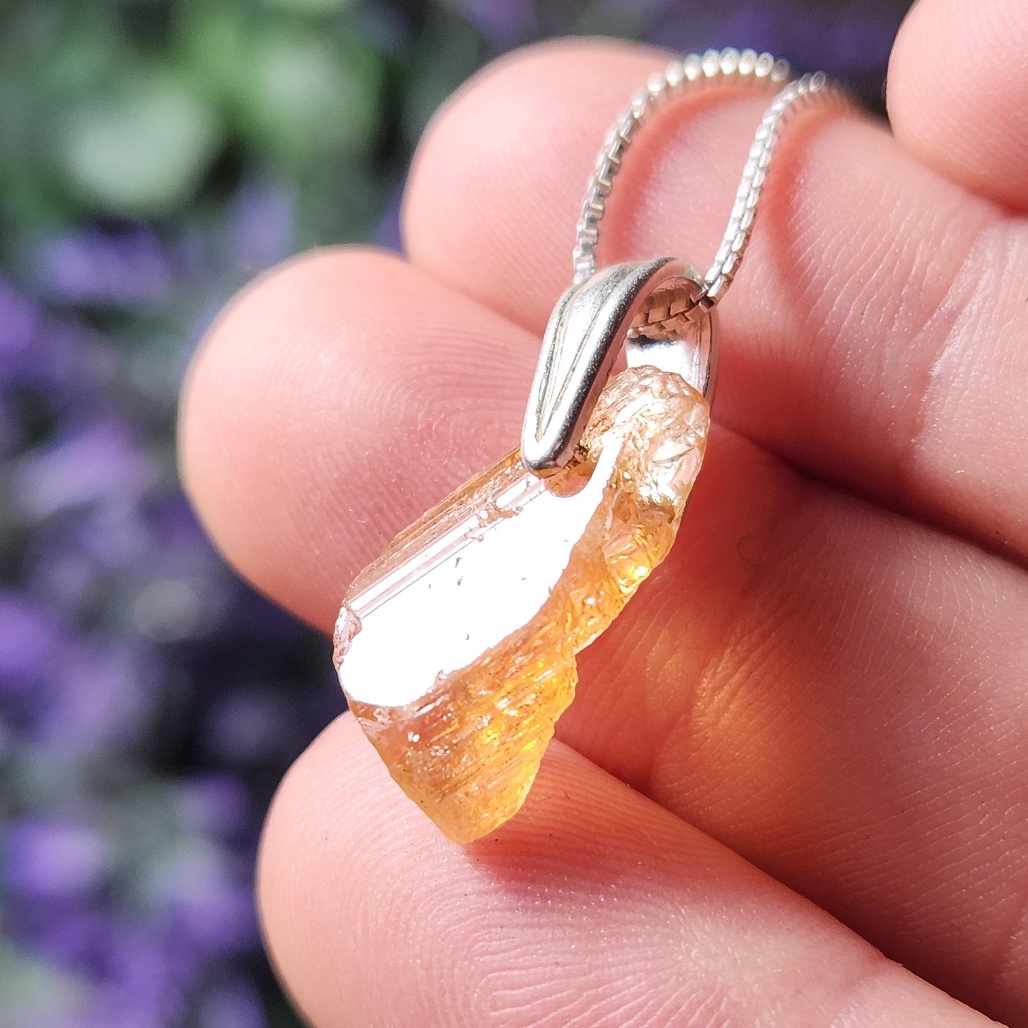 Golden Topaz Pendant