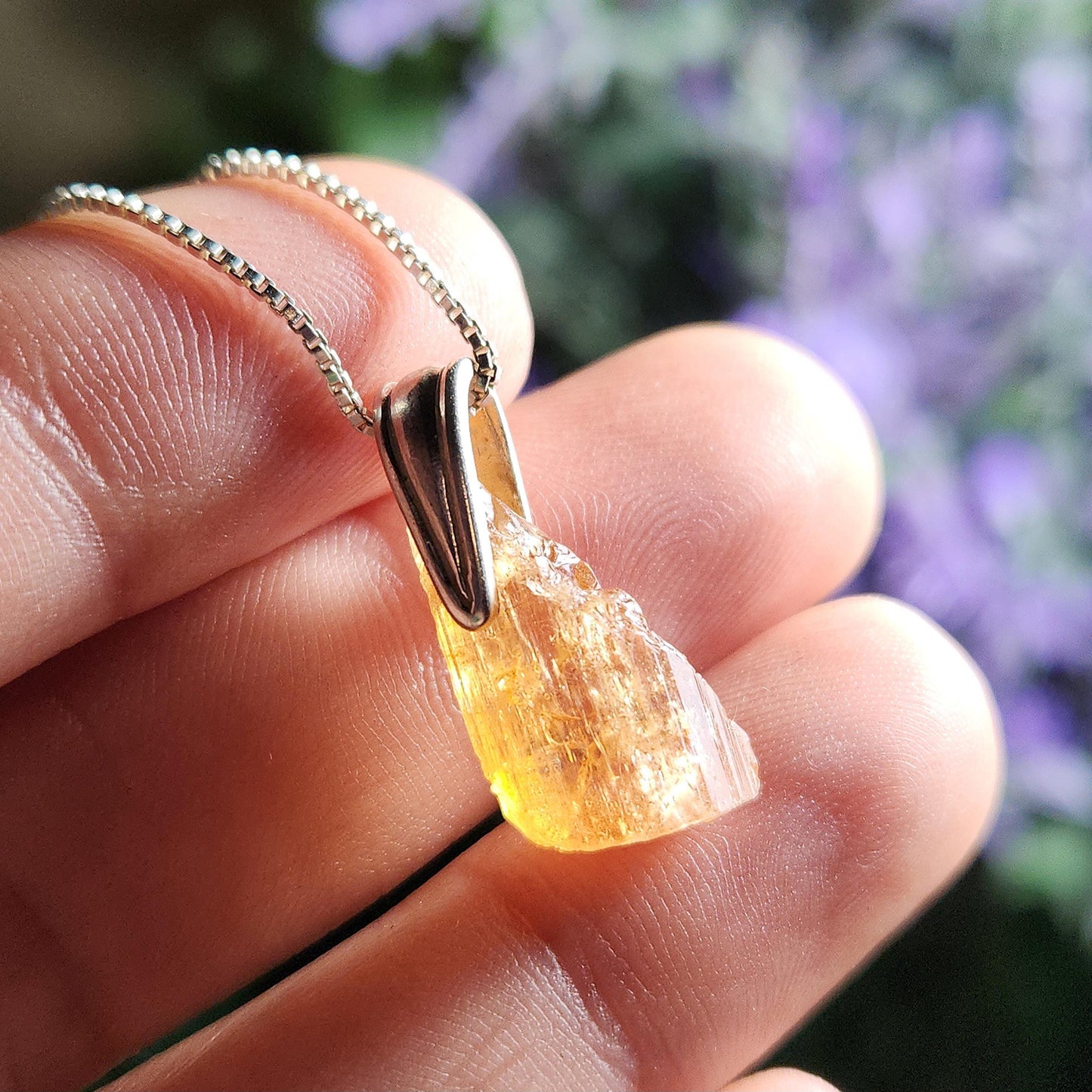 Golden Topaz Pendant