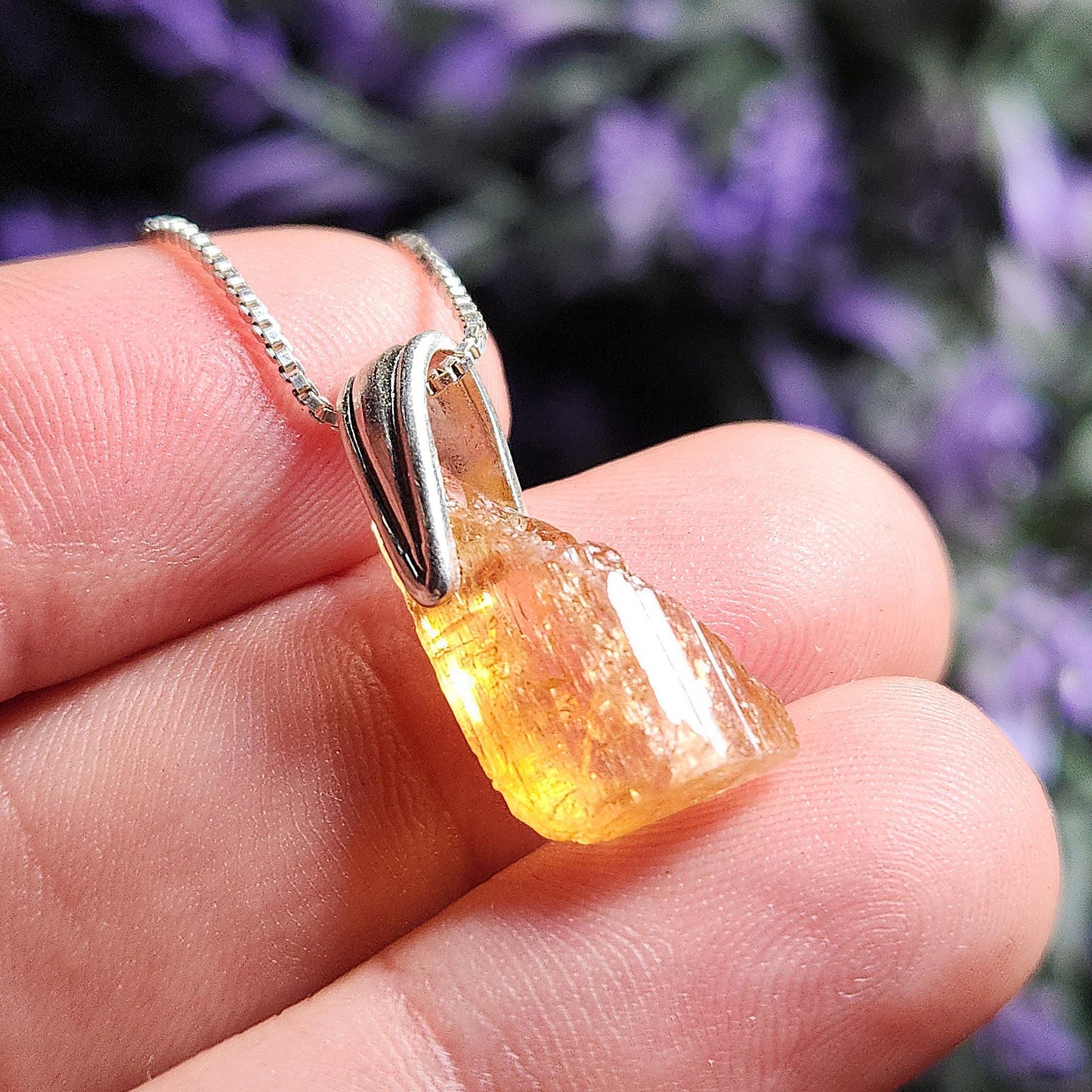 Golden Topaz Pendant