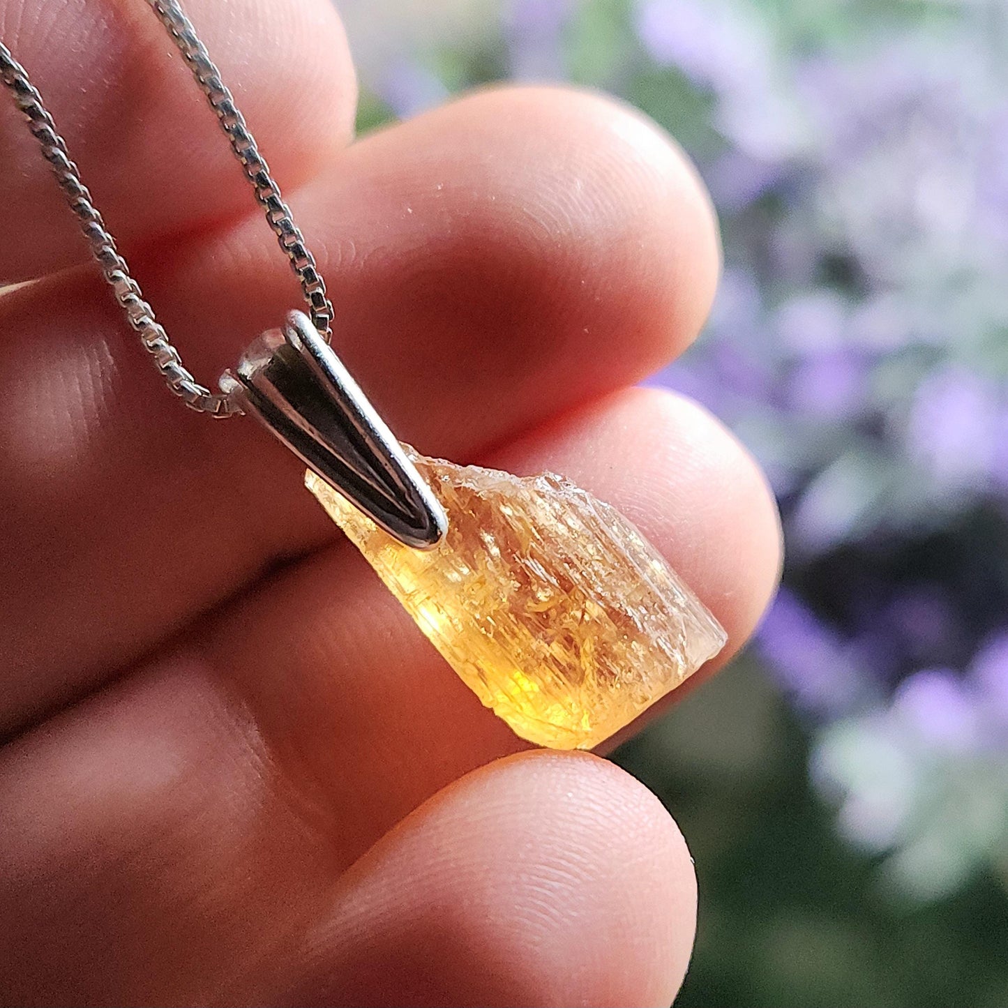 Golden Topaz Pendant