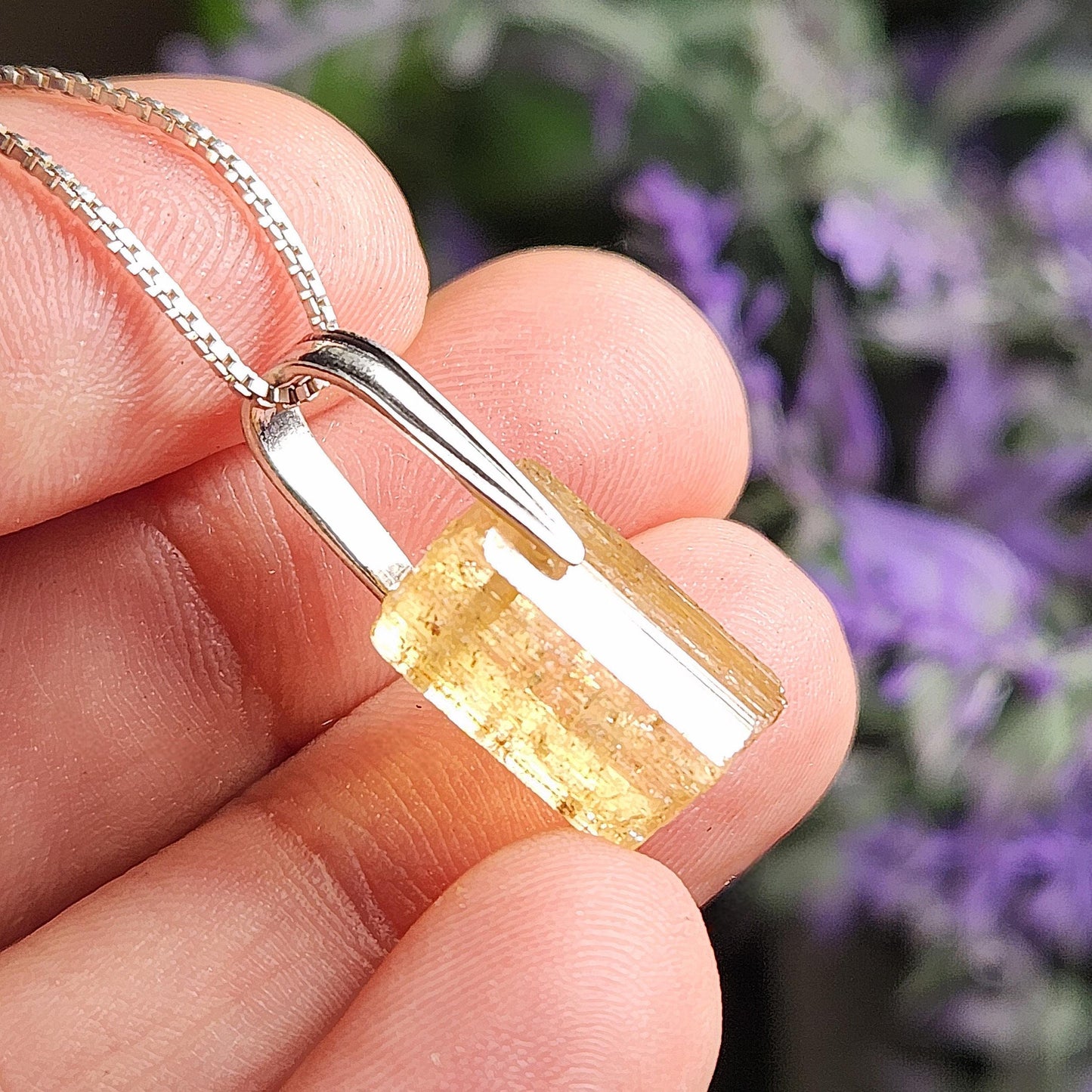 Golden Topaz Pendant