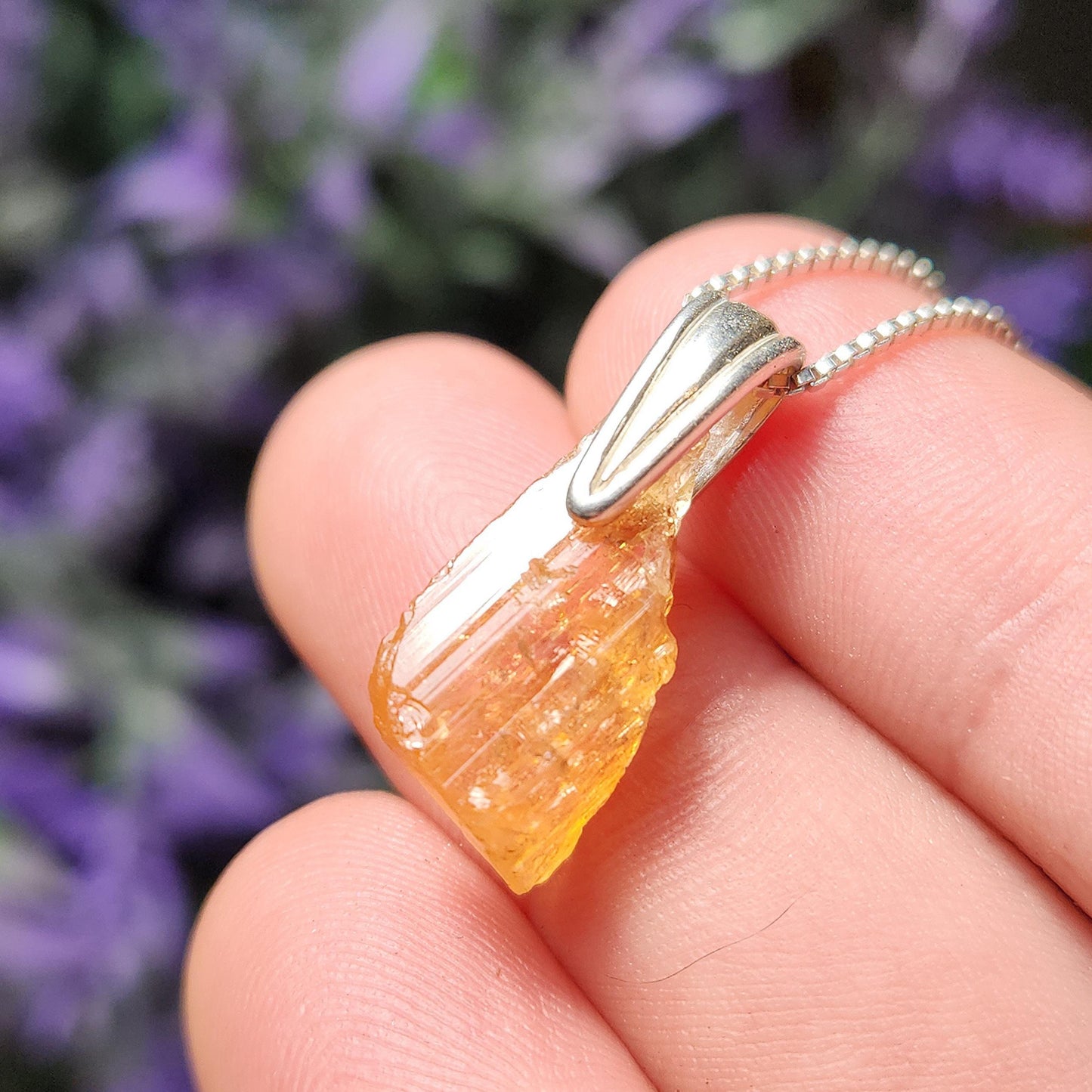 Golden Topaz Pendant