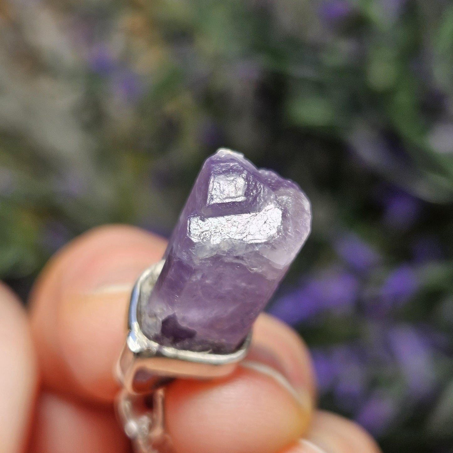 Purple Scapolite Pendant