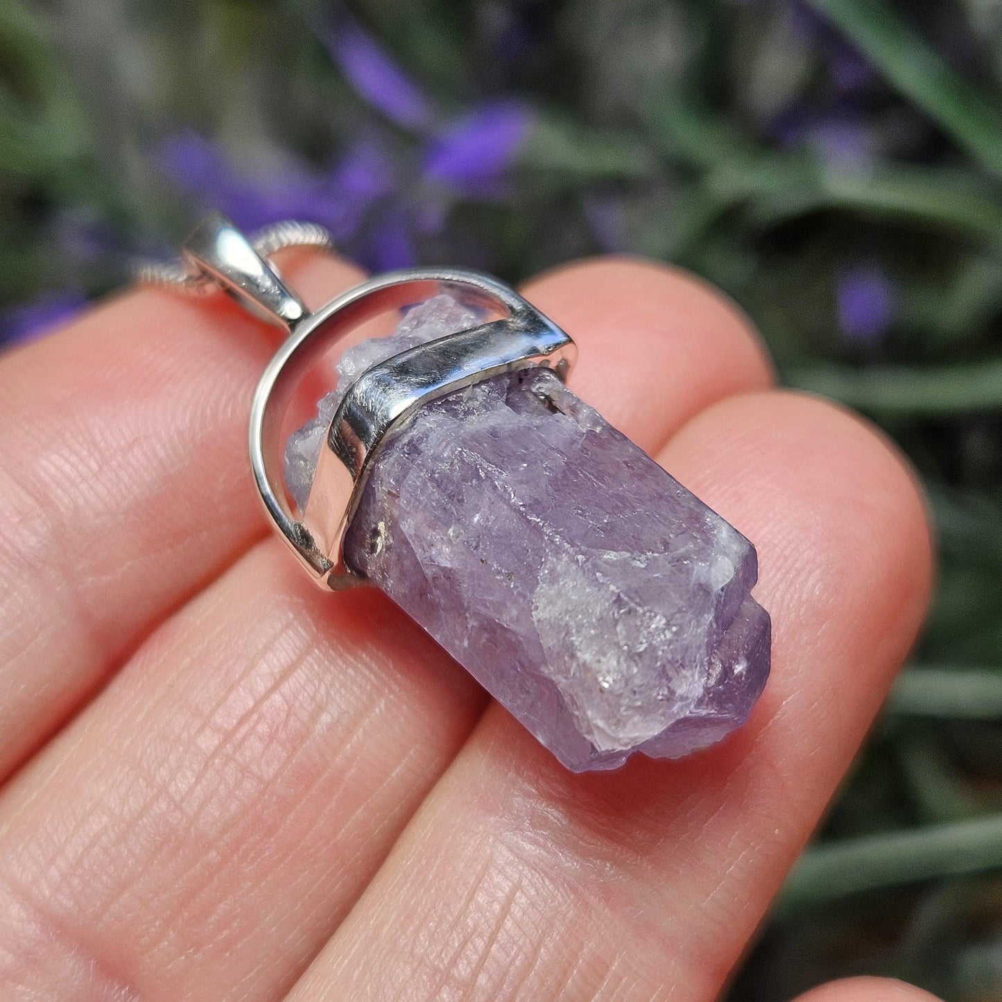 Purple Scapolite Pendant