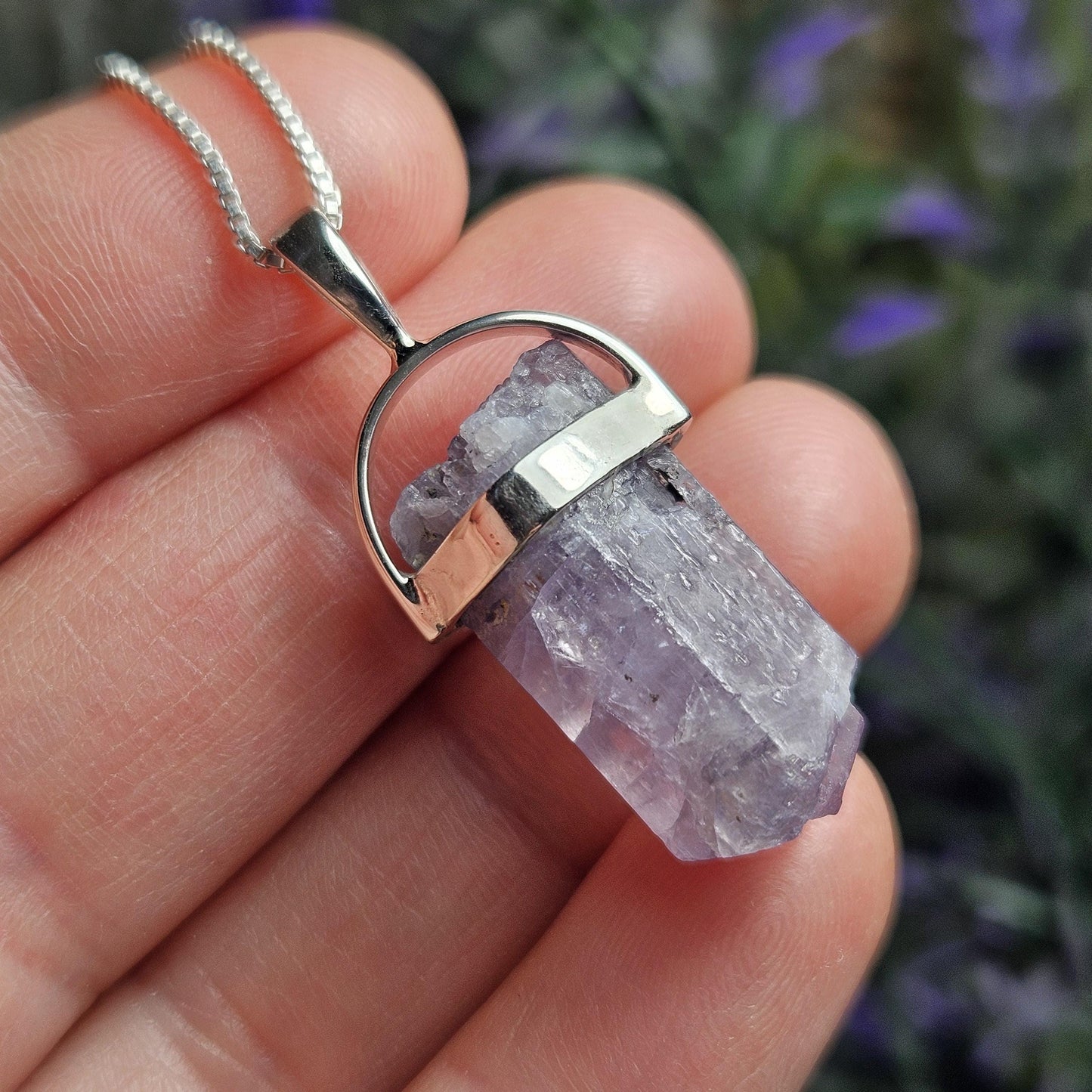 Purple Scapolite Pendant