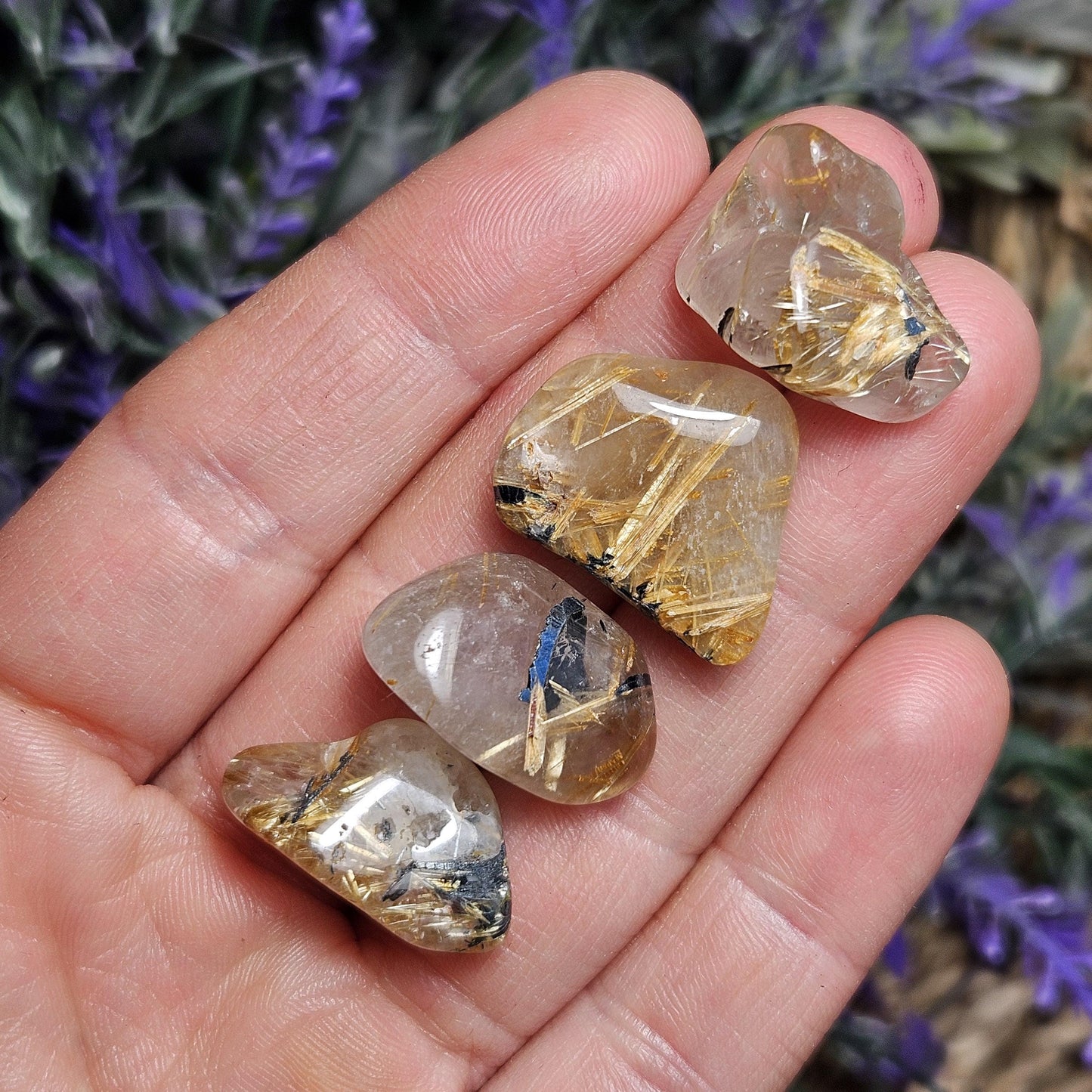Hematite Rutile in Quartz