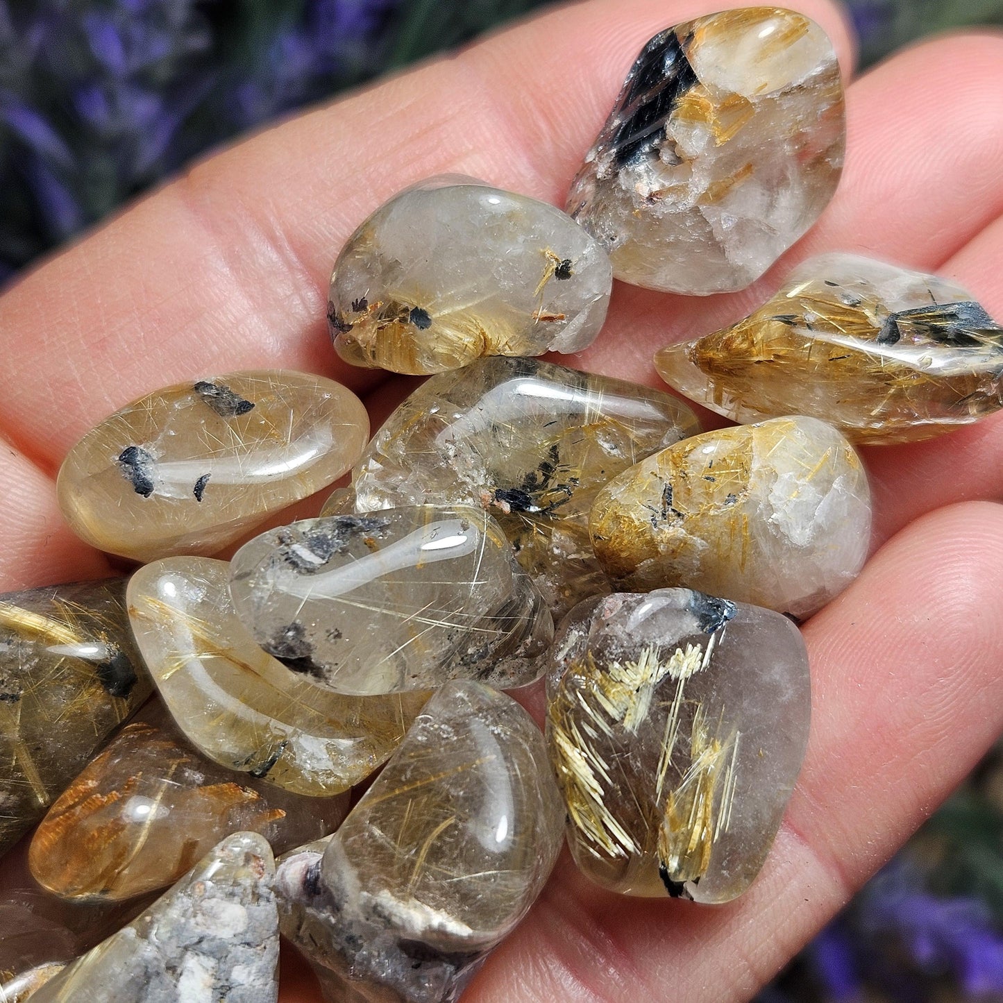Hematite Rutile in Quartz