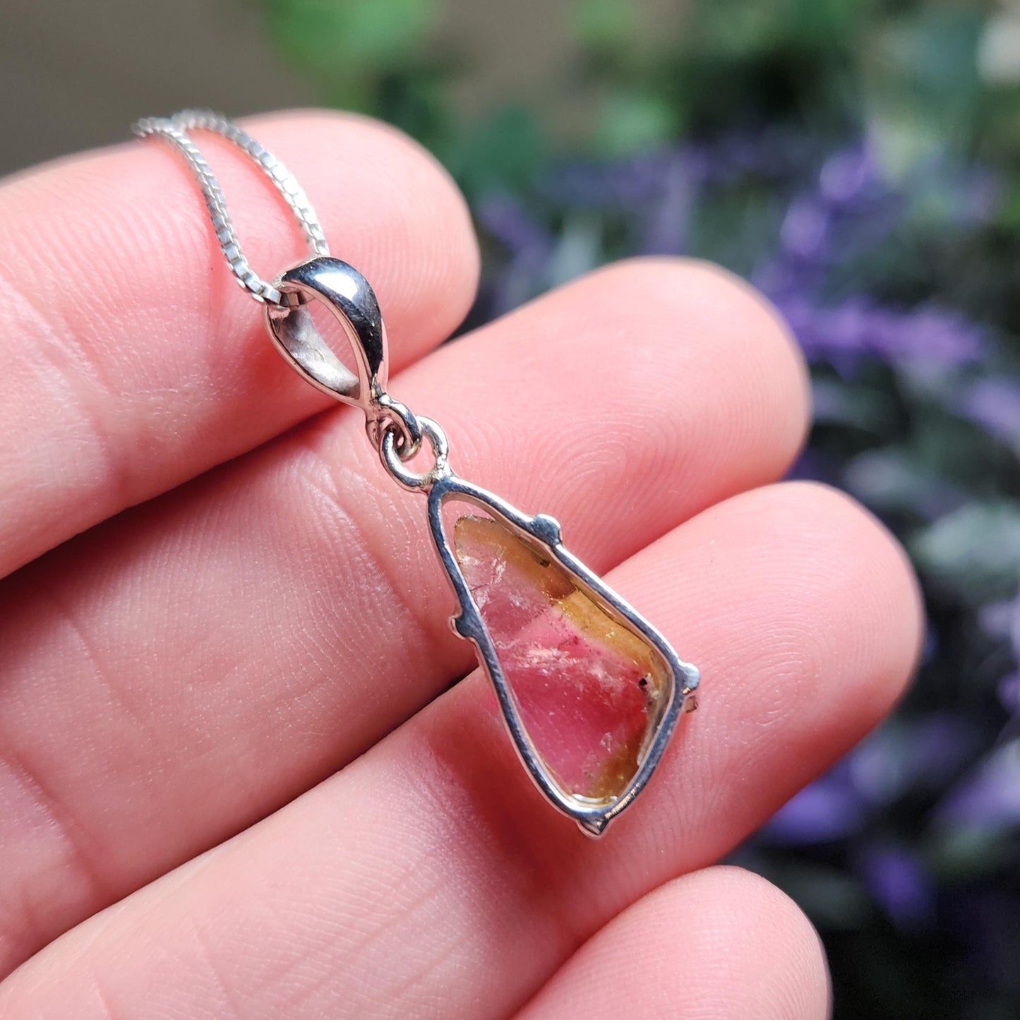Watermelon Tourmaline Pendant