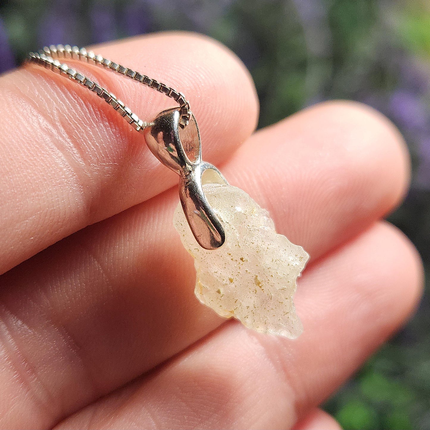Hyalite Opal Pendant