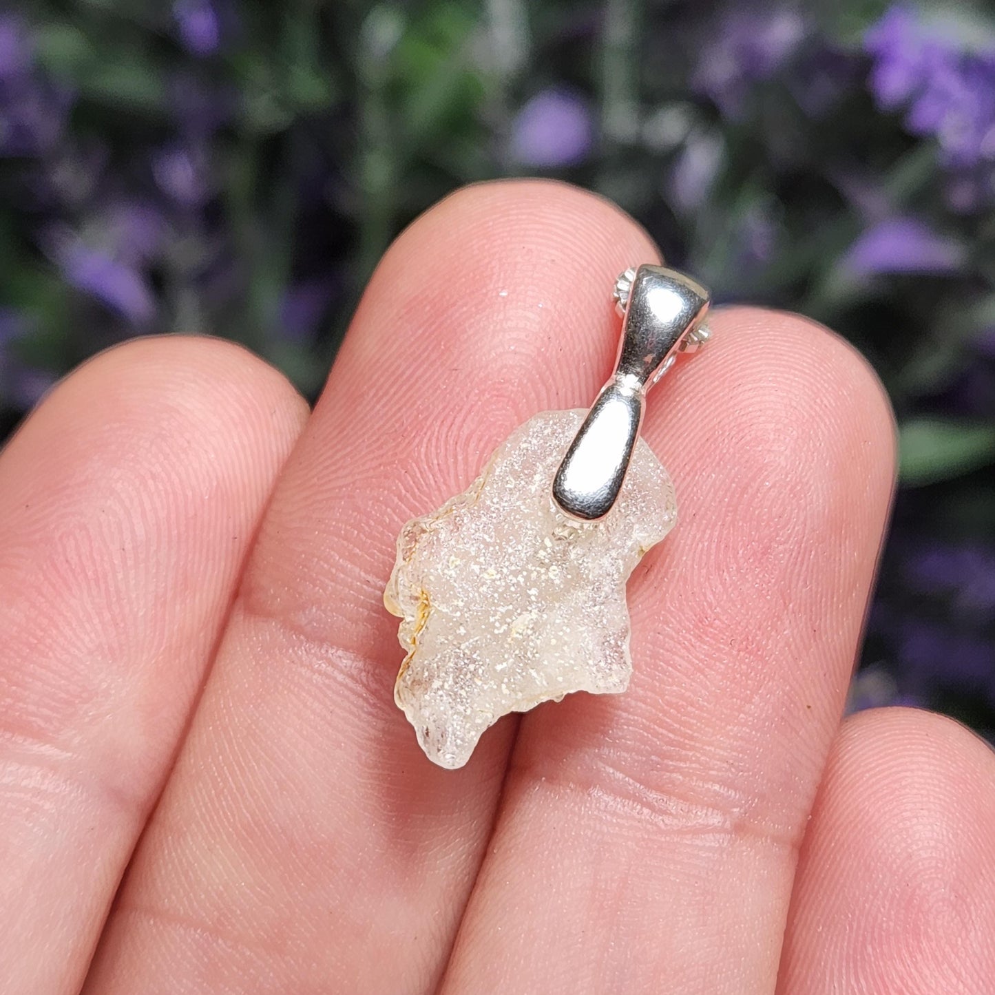 Hyalite Opal Pendant