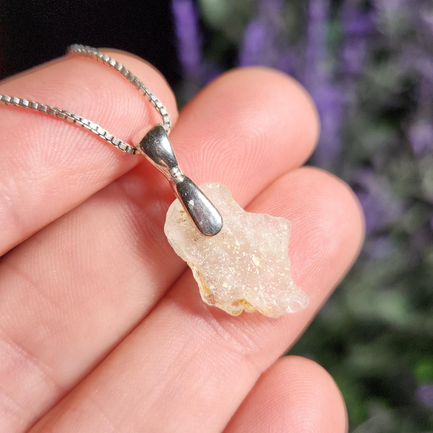 Hyalite Opal Pendant
