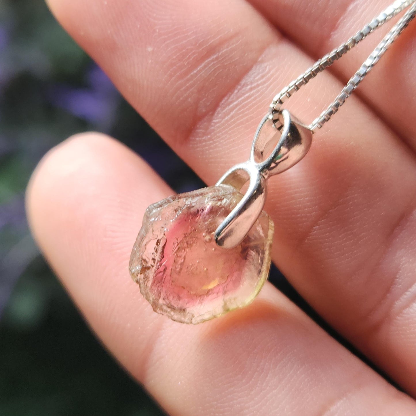 Watermelon Tourmaline Pendant