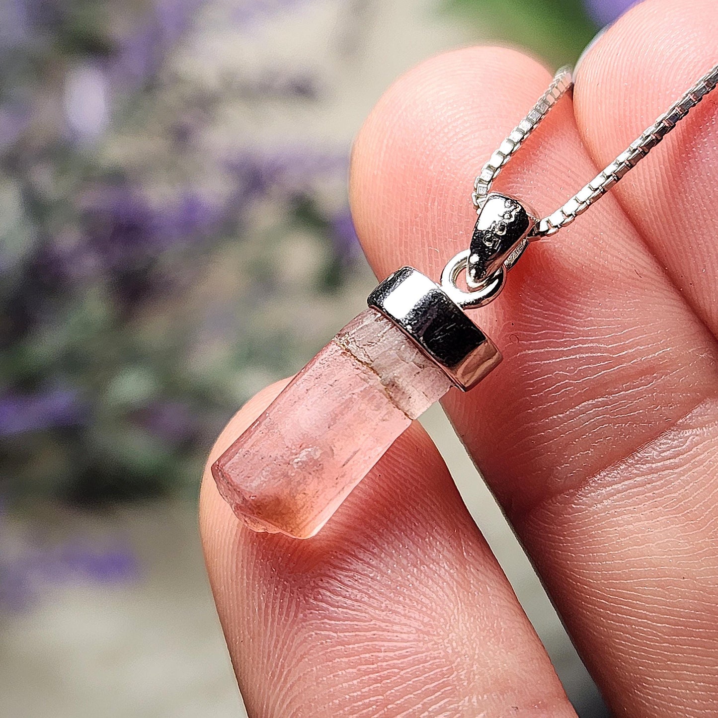 Pink Tourmaline Pendant