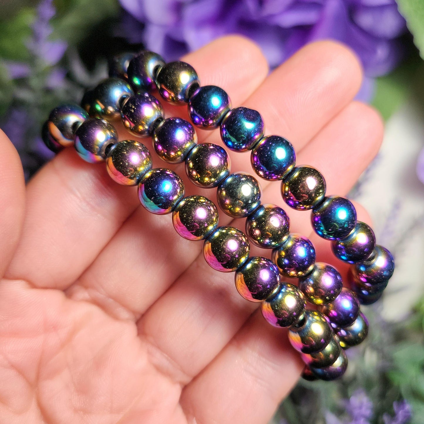 Rainbow Hematite Bracelet