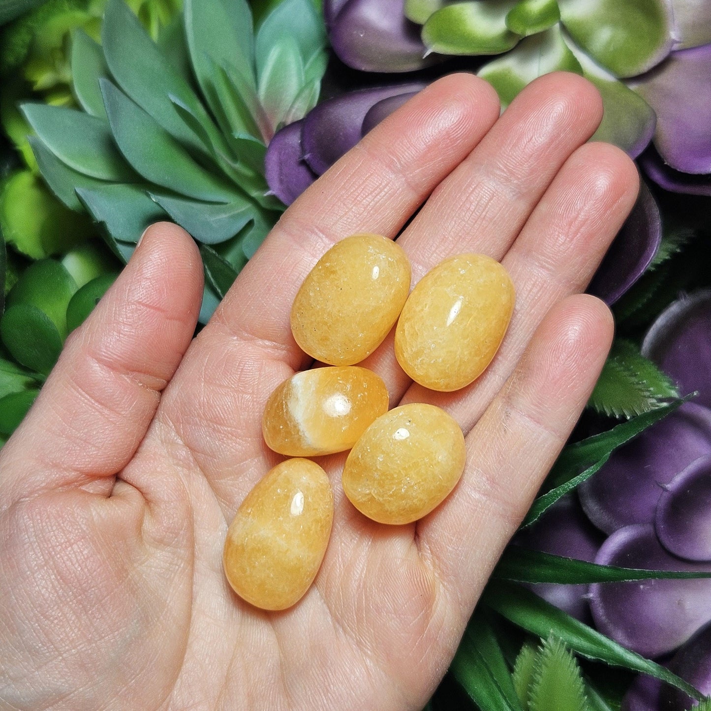 Orange Calcite Crystal