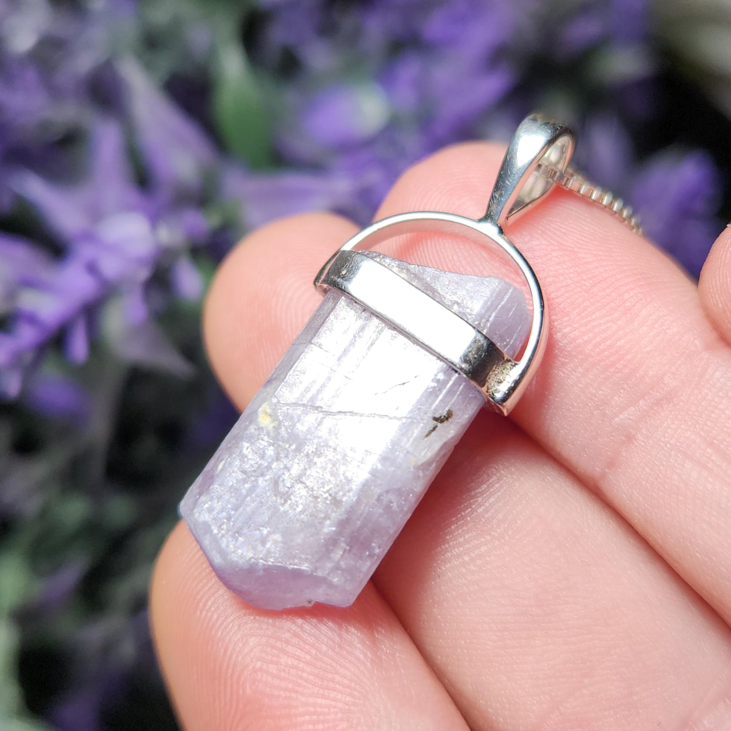 Purple Scapolite Pendant