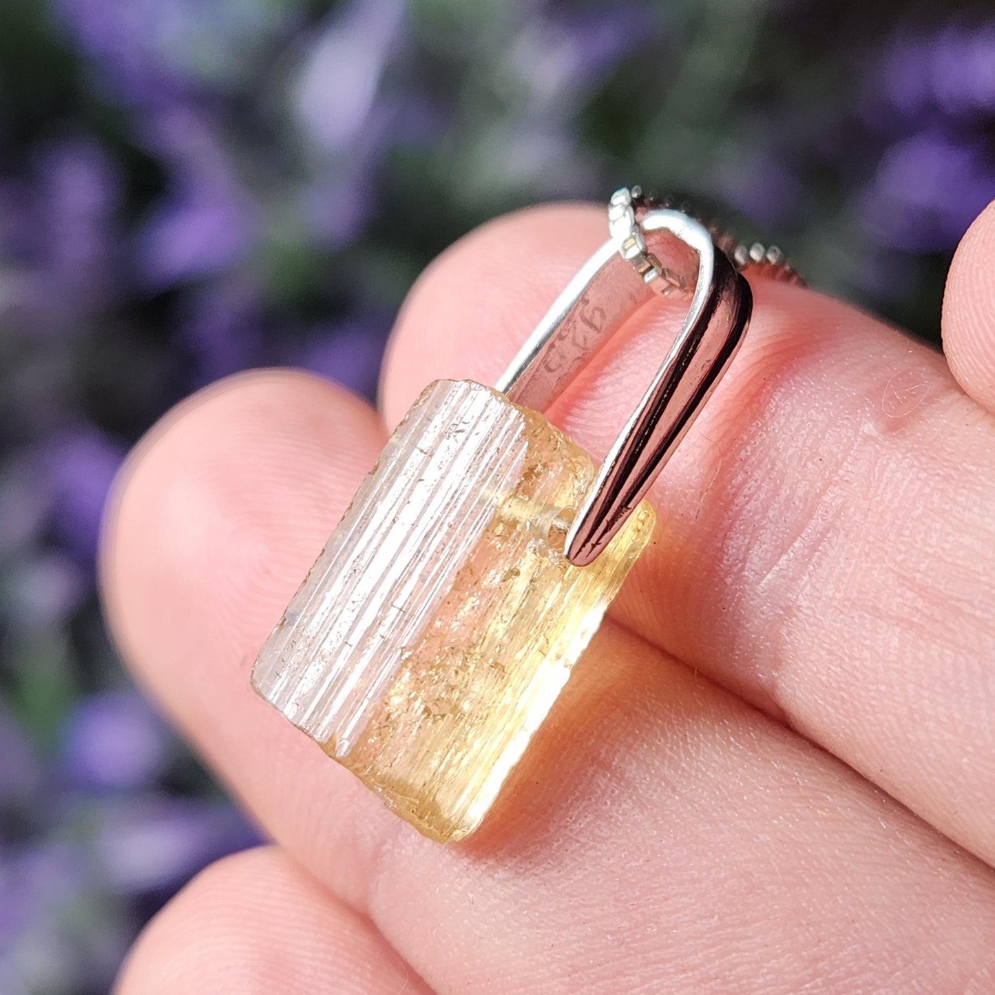 Golden Topaz Pendant