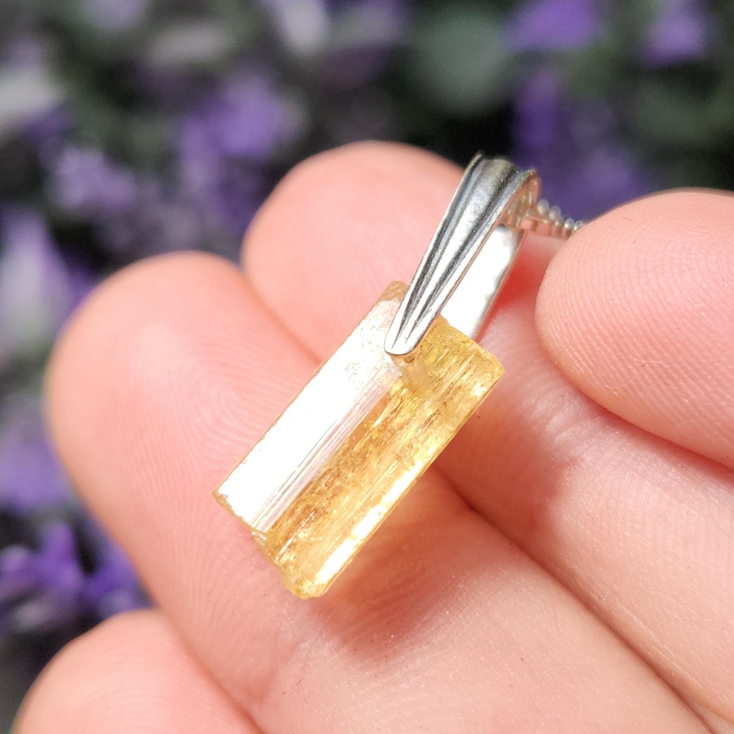 Golden Topaz Pendant