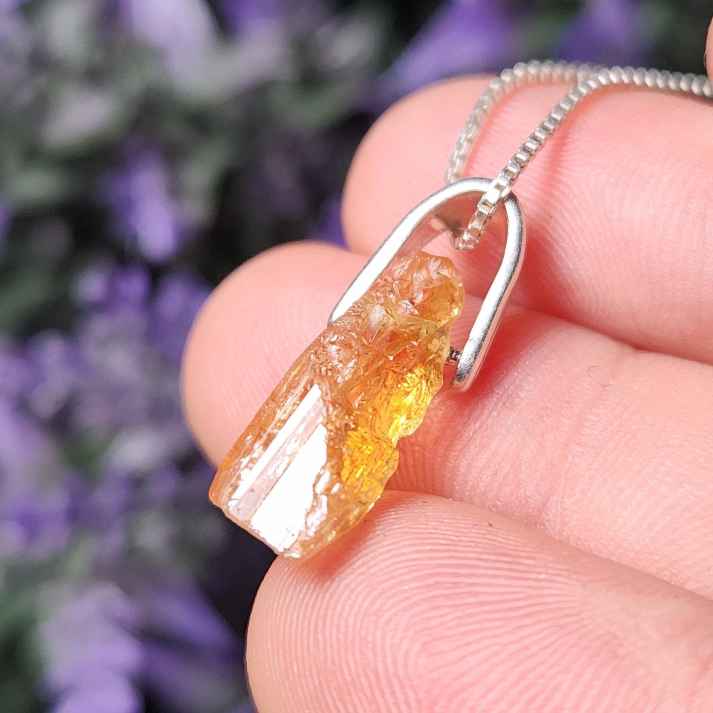 Golden Topaz Pendant