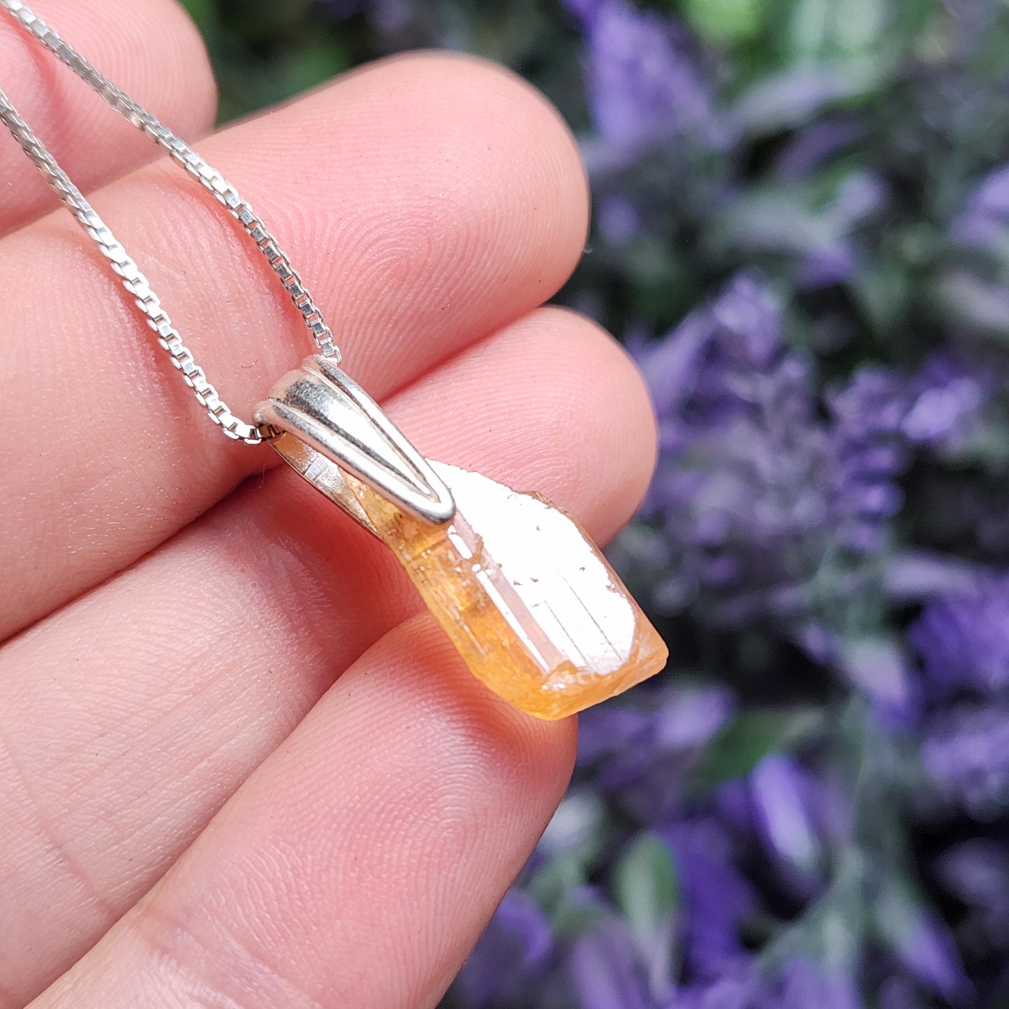 Golden Topaz Pendant