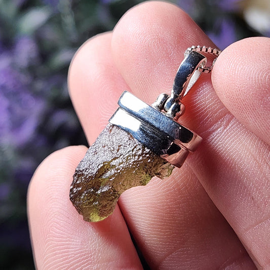 Moldavite Pendant