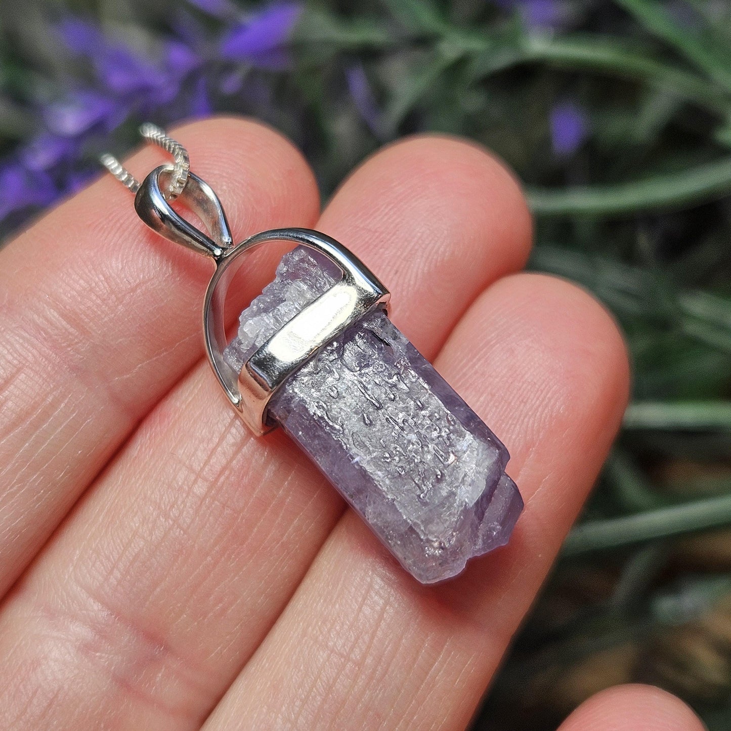 Purple Scapolite Pendant