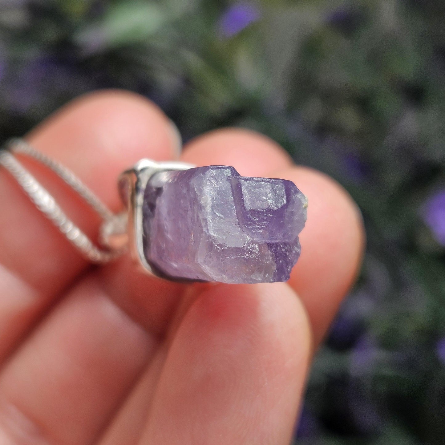 Purple Scapolite Pendant
