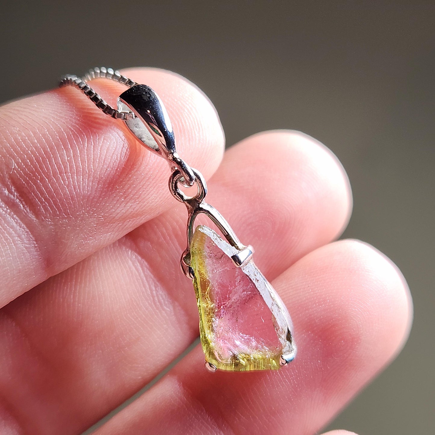 Watermelon Tourmaline Pendant