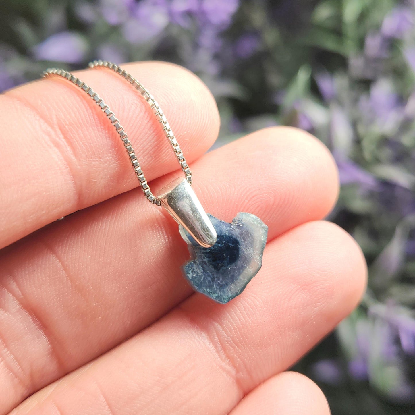 Blue Watermelon Tourmaline Pendant