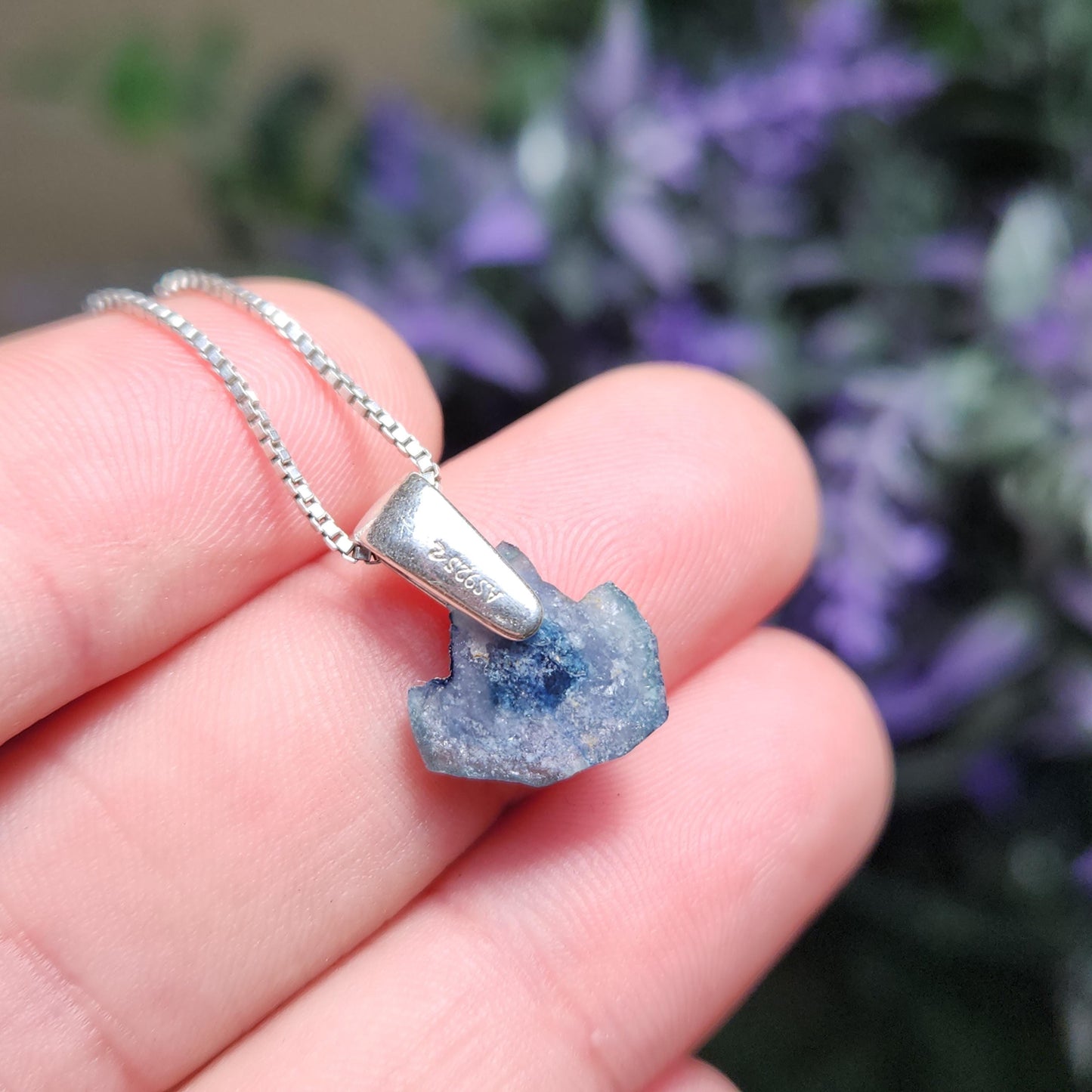 Blue Watermelon Tourmaline Pendant