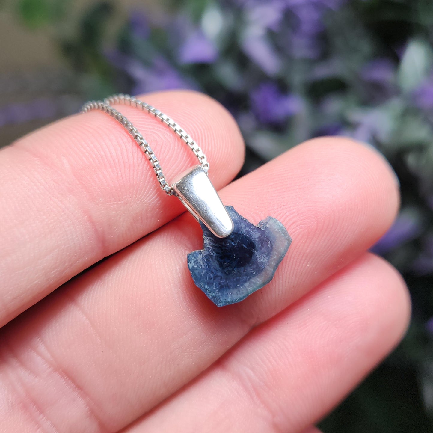 Blue Watermelon Tourmaline Pendant