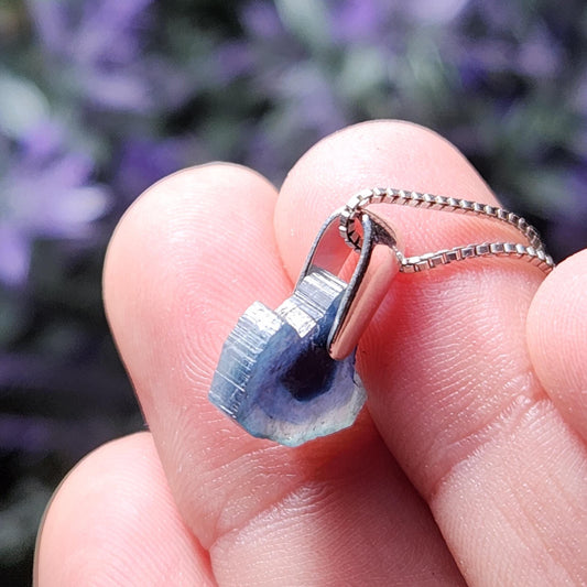 Blue Watermelon Tourmaline Pendant