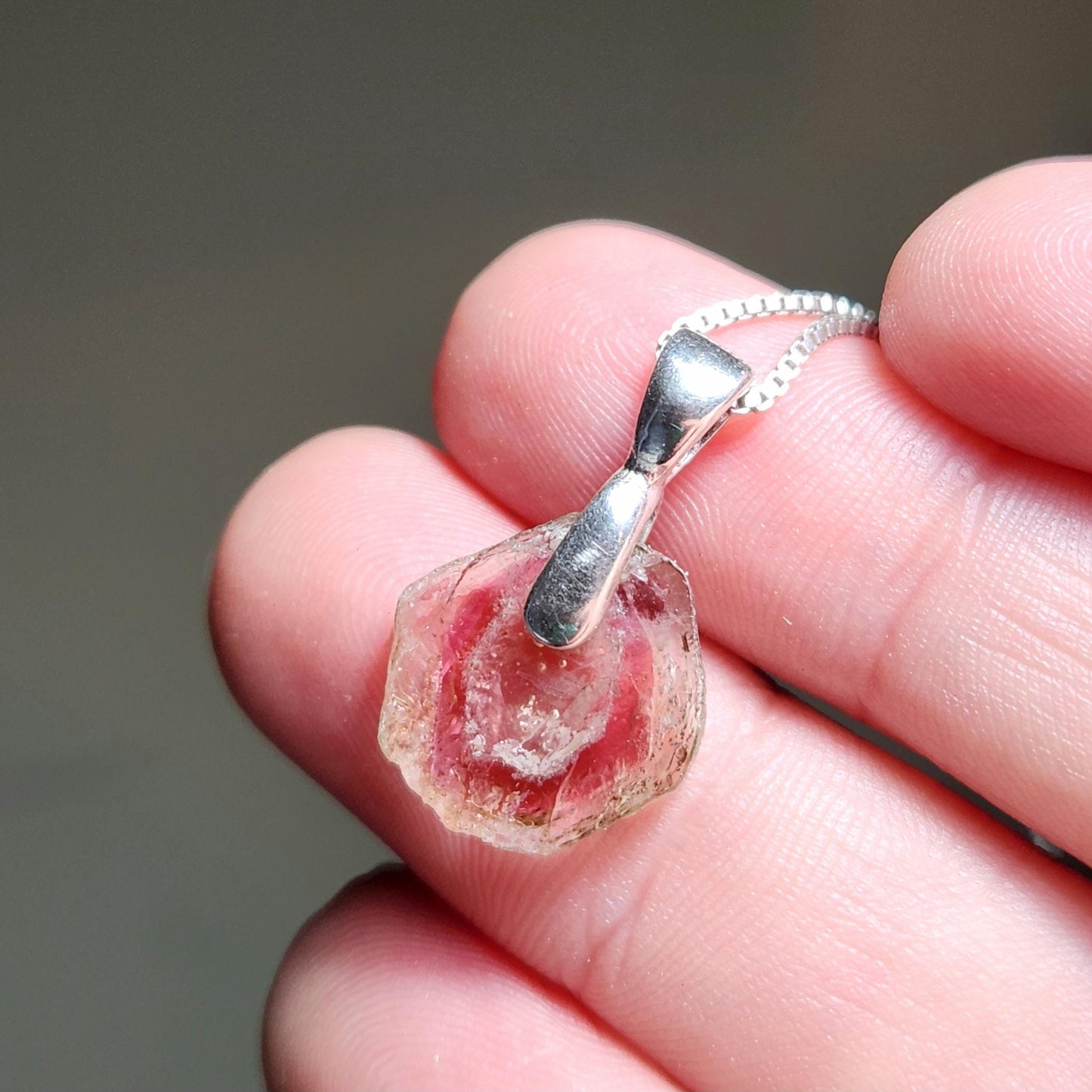 Watermelon Tourmaline Pendant