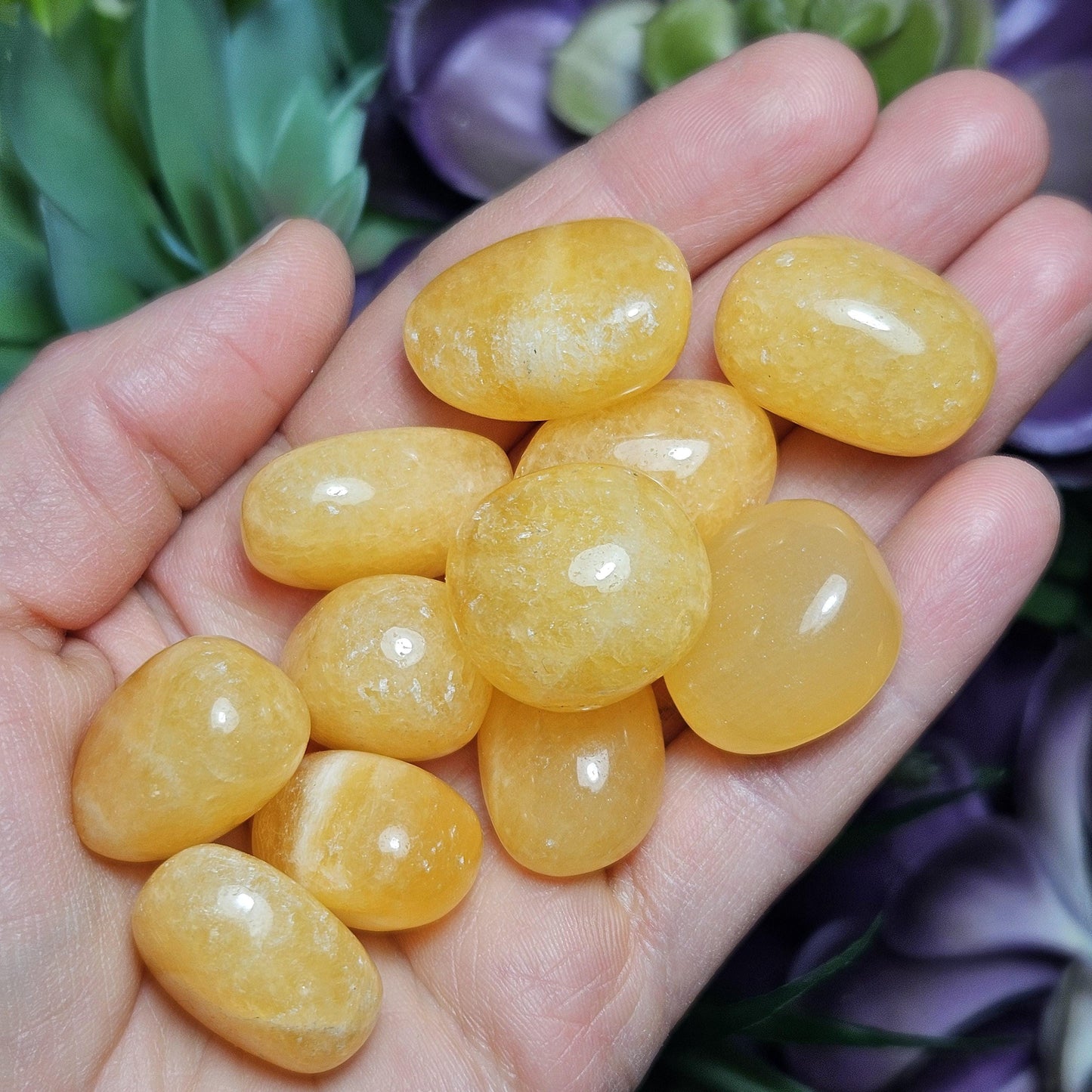 Orange Calcite Crystal