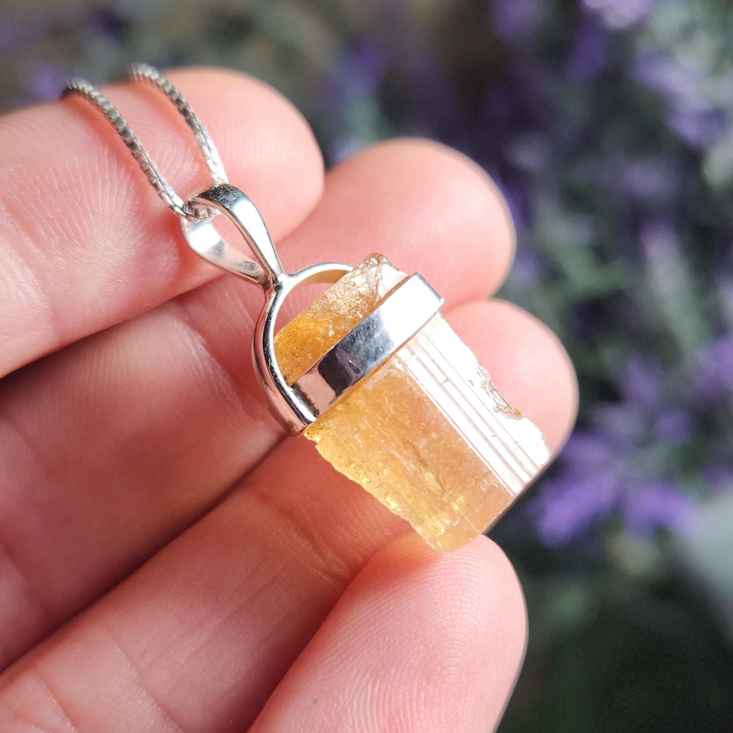 Honey Topaz Pendant