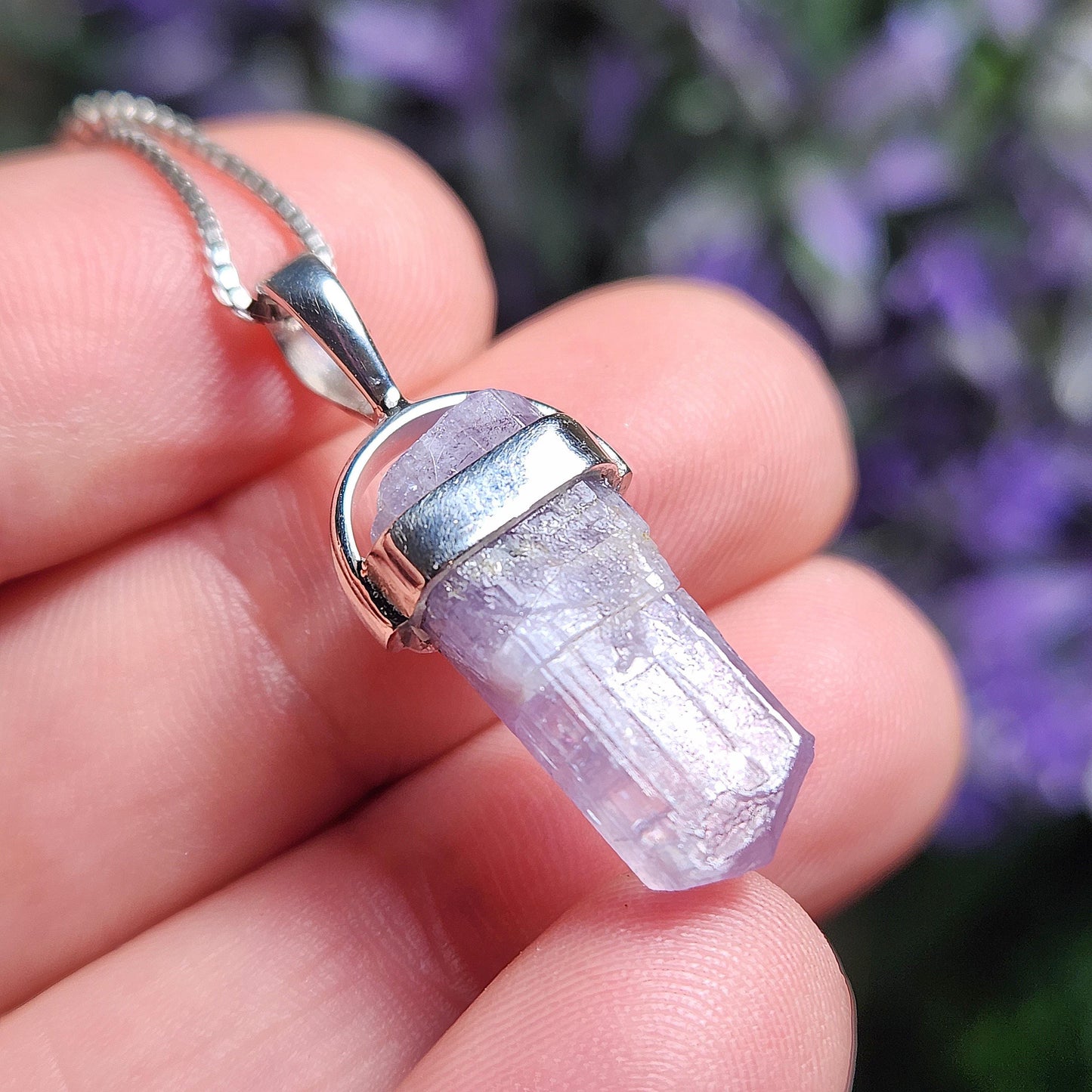Purple Scapolite Pendant